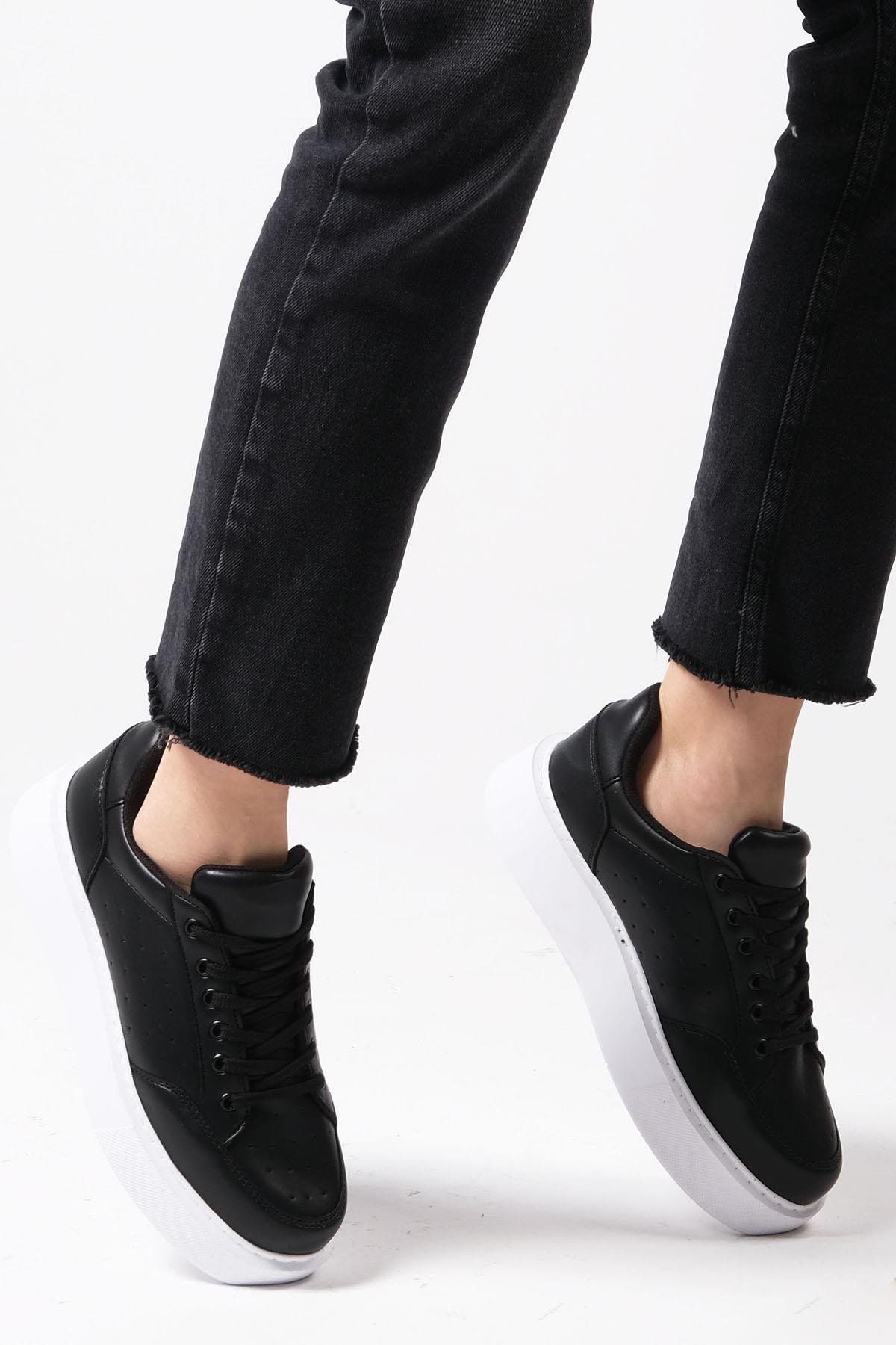 Paula Siyah Renk Kadın Sneaker-SPOR-Mio Gusto-05401BLC