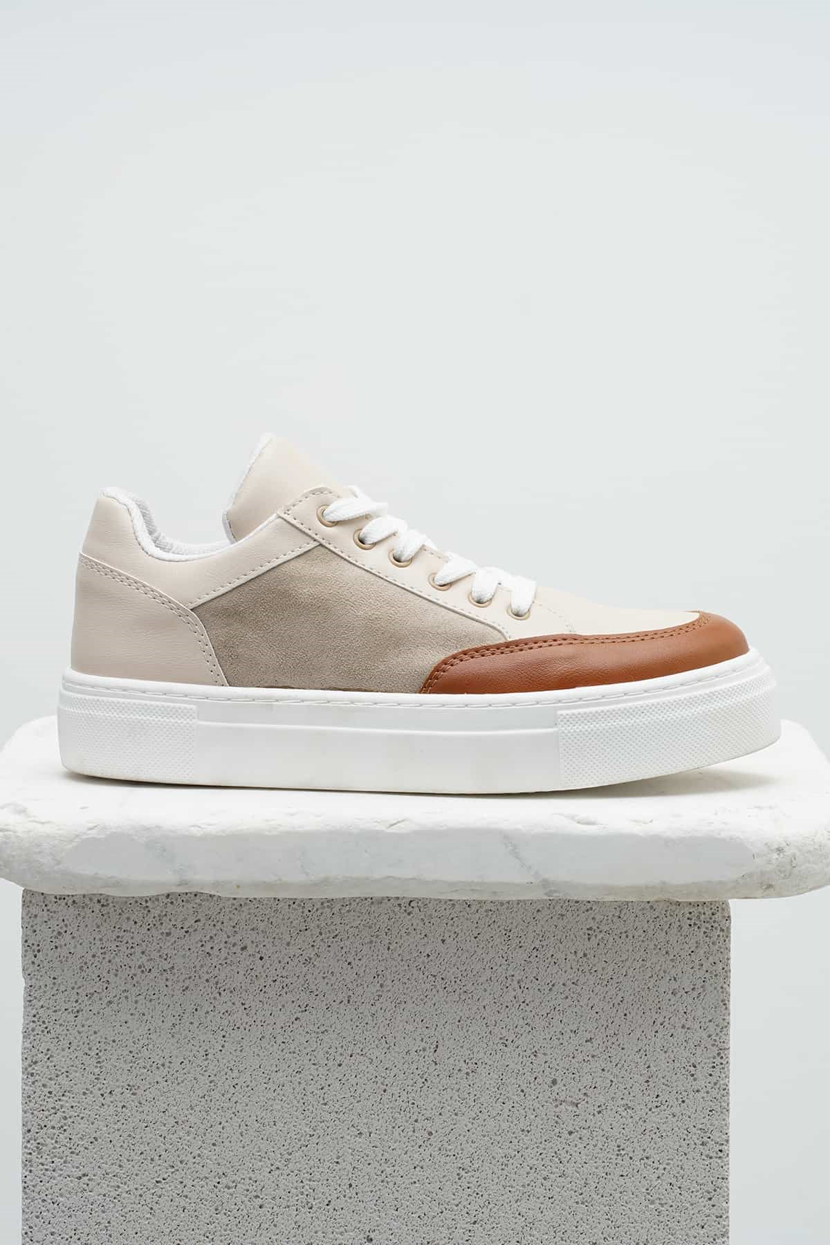 Pony Bej Sneaker-SPOR-Mio Gusto-05010NUC