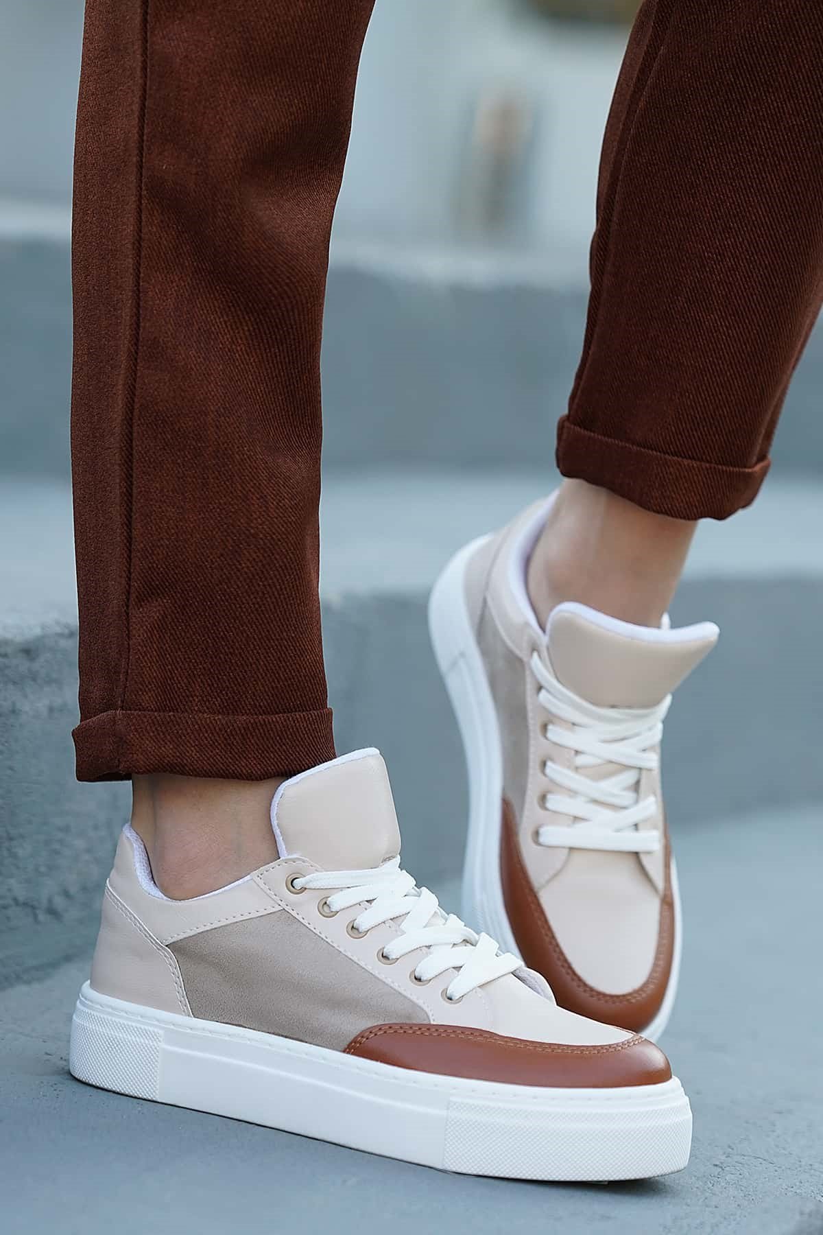 Pony Bej Sneaker-SPOR-Mio Gusto-05010NUC