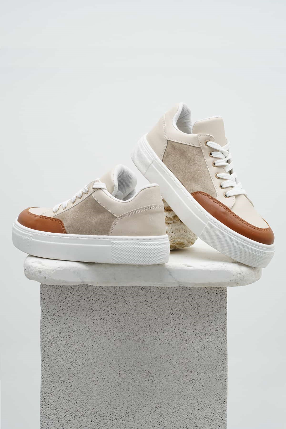 Pony Bej Sneaker-SPOR-Mio Gusto-05010NUC