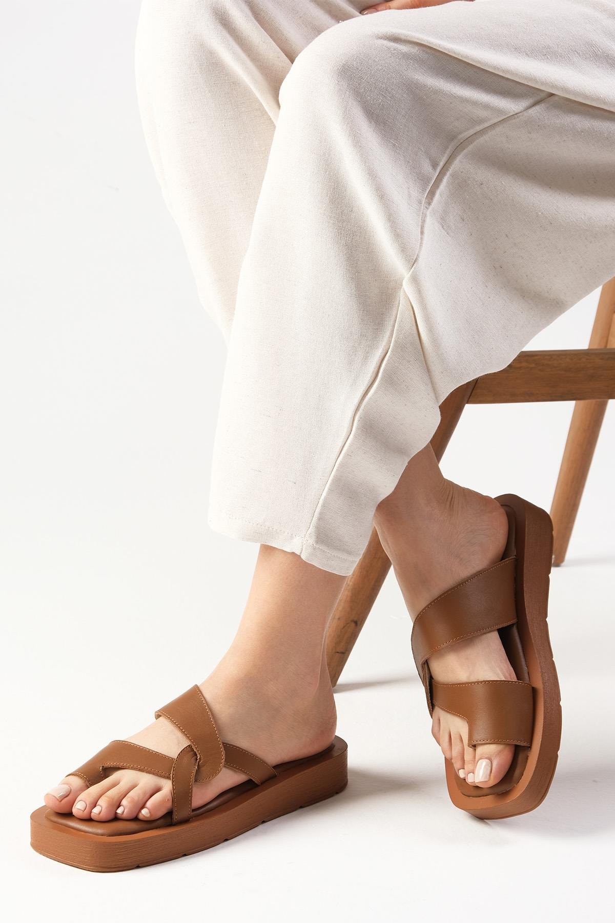 Rooms Hakiki Deri Taba Terlik-TERLİK-Mio Gusto-08077TAC