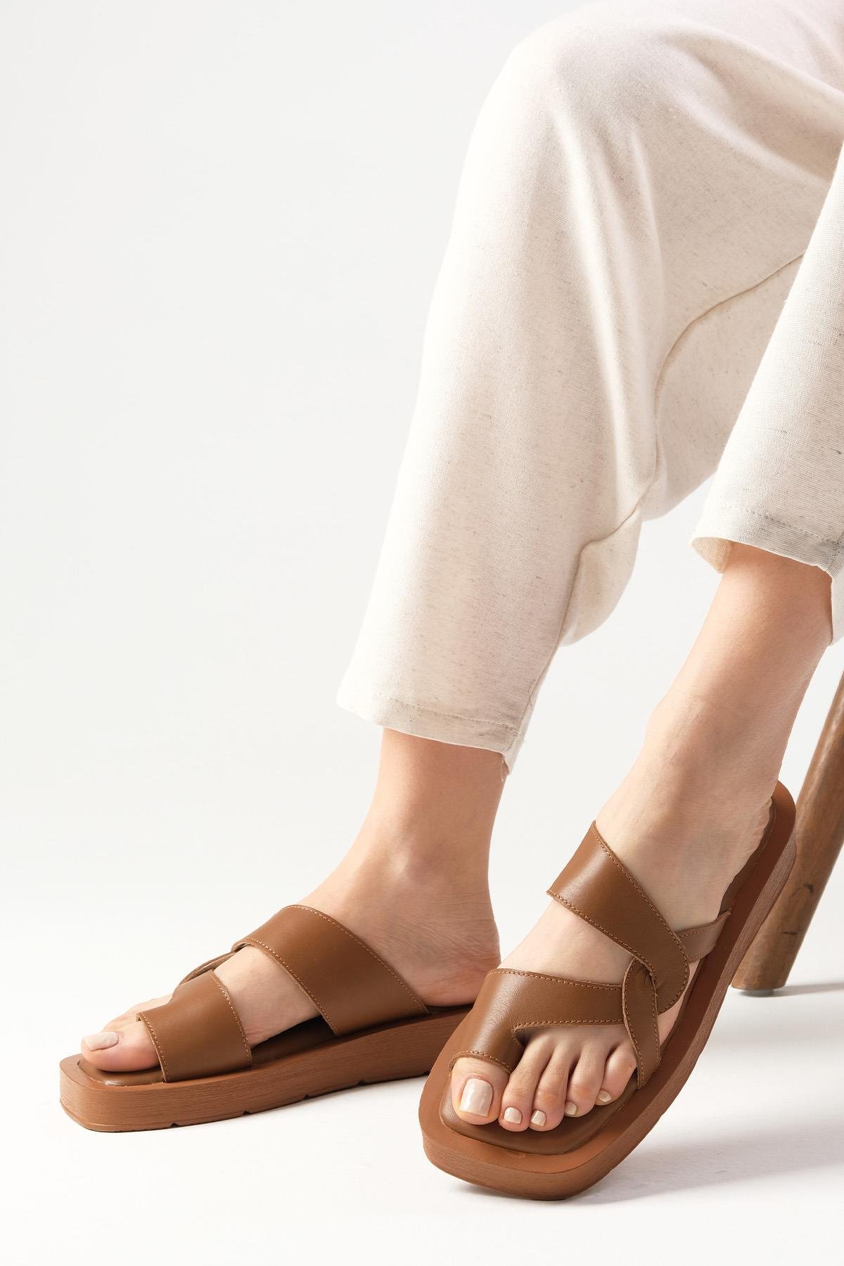 Rooms Hakiki Deri Taba Terlik-TERLİK-Mio Gusto-08077TAC