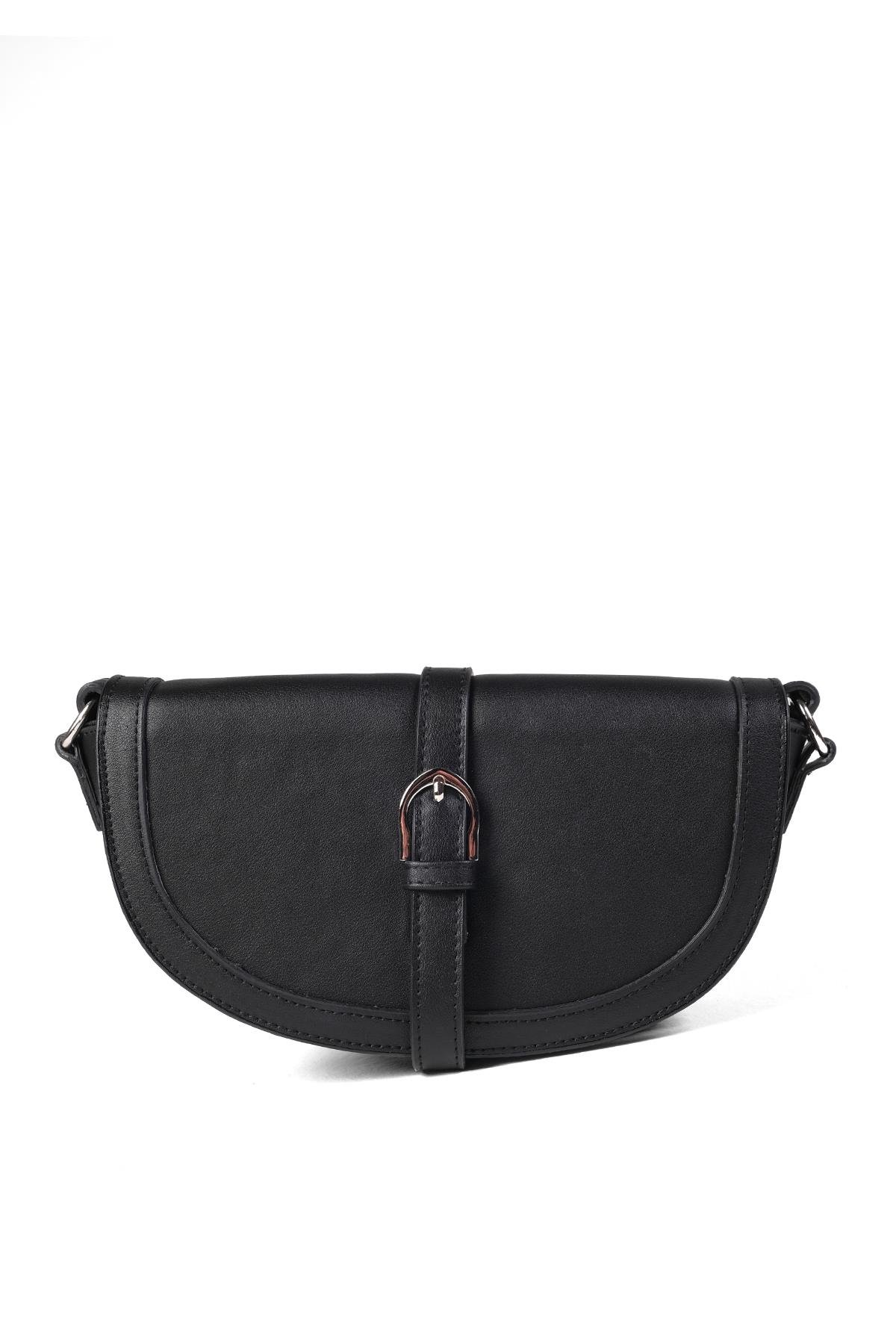 Siyah Renk El Ve Omuz Çantası-Bags-Mio Gusto-C0066BLC