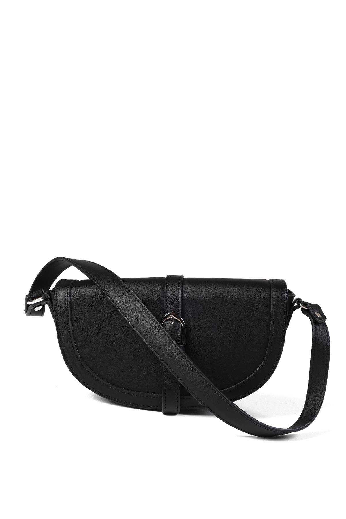 Siyah Renk El Ve Omuz Çantası-Bags-Mio Gusto-C0066BLC