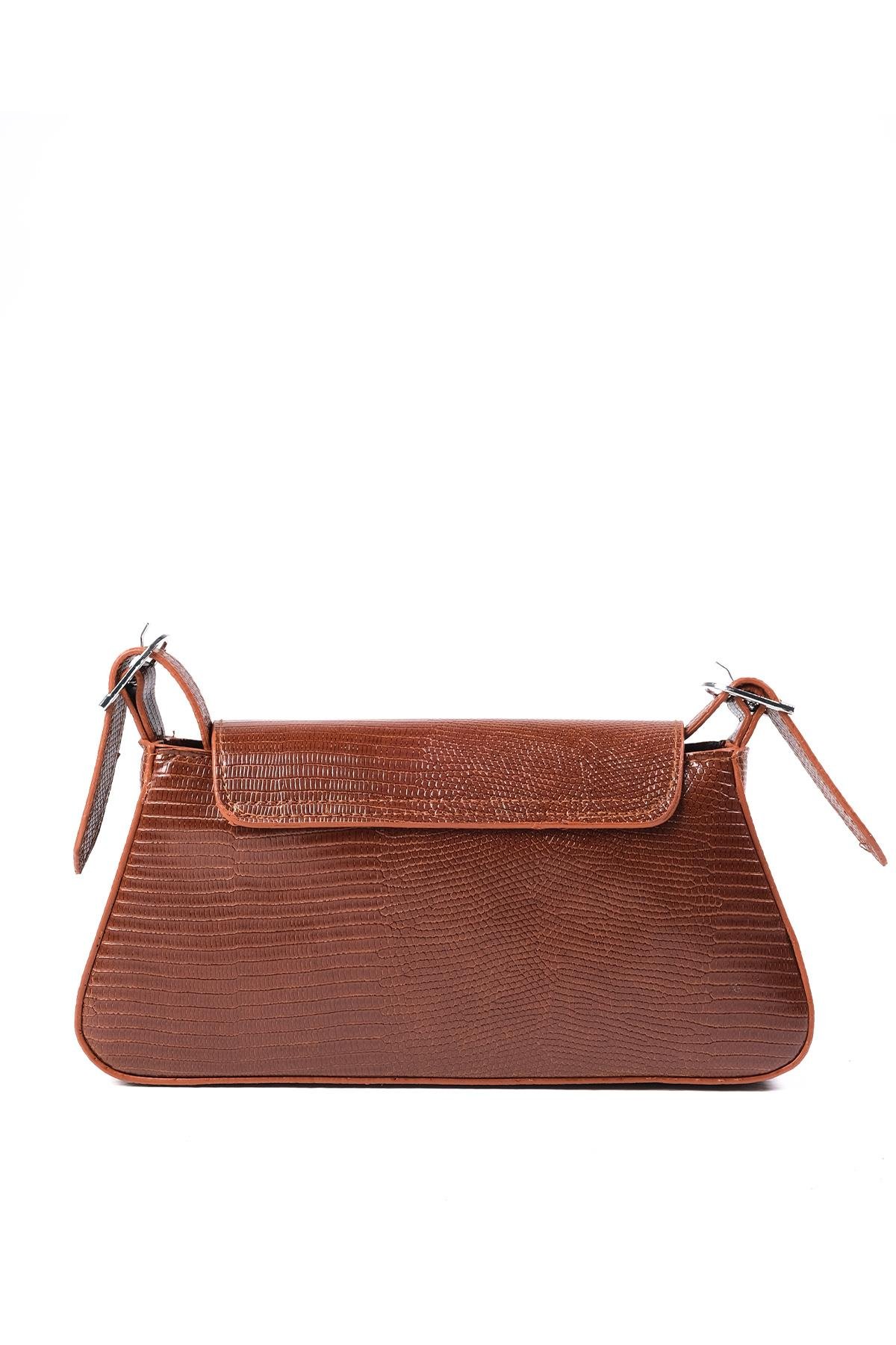 Taba Renk Küçük Boy El ve Omuz Çantası-ÇANTA-Mio Gusto-C0070TAV