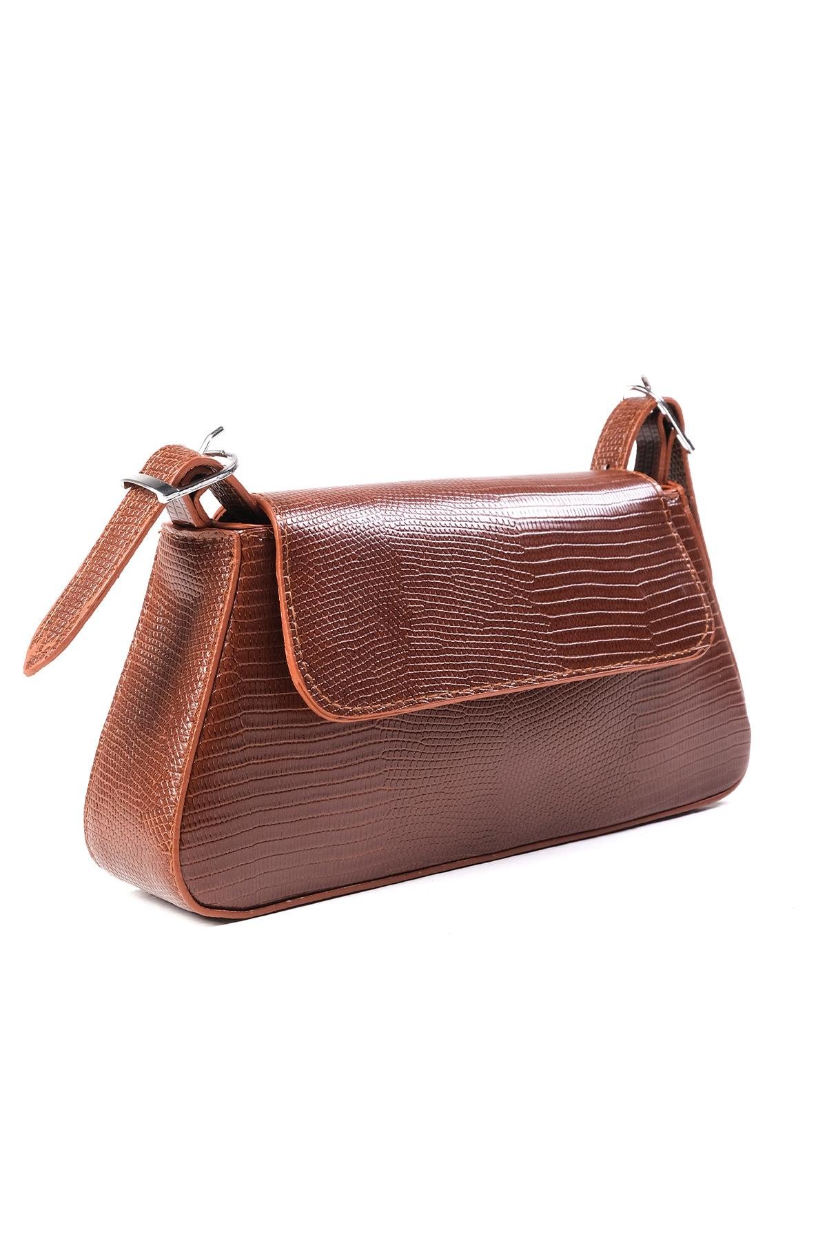 Taba Renk Küçük Boy El ve Omuz Çantası-ÇANTA-Mio Gusto-C0070TAV