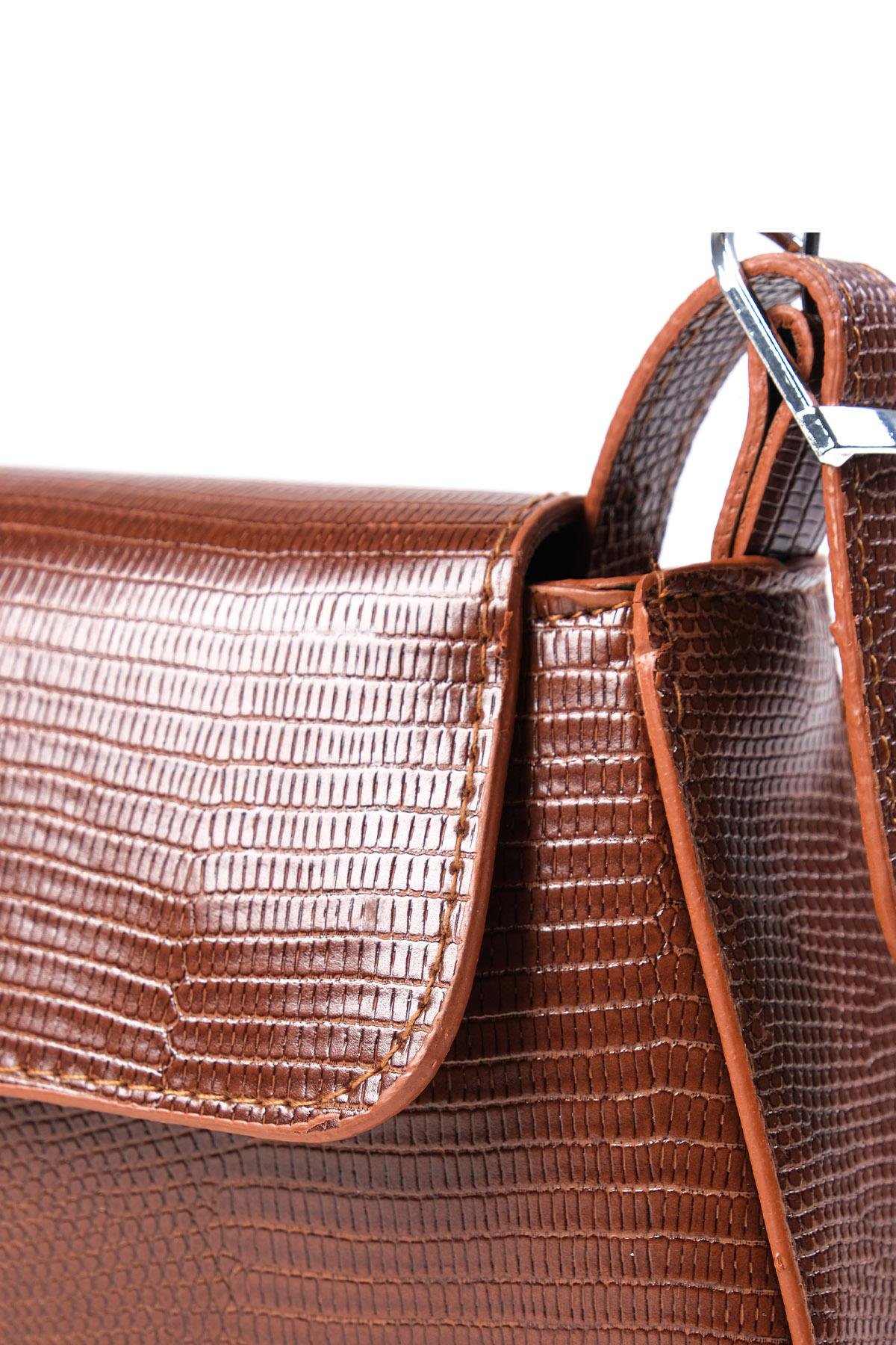 Taba Renk Küçük Boy El ve Omuz Çantası-ÇANTA-Mio Gusto-C0070TAV