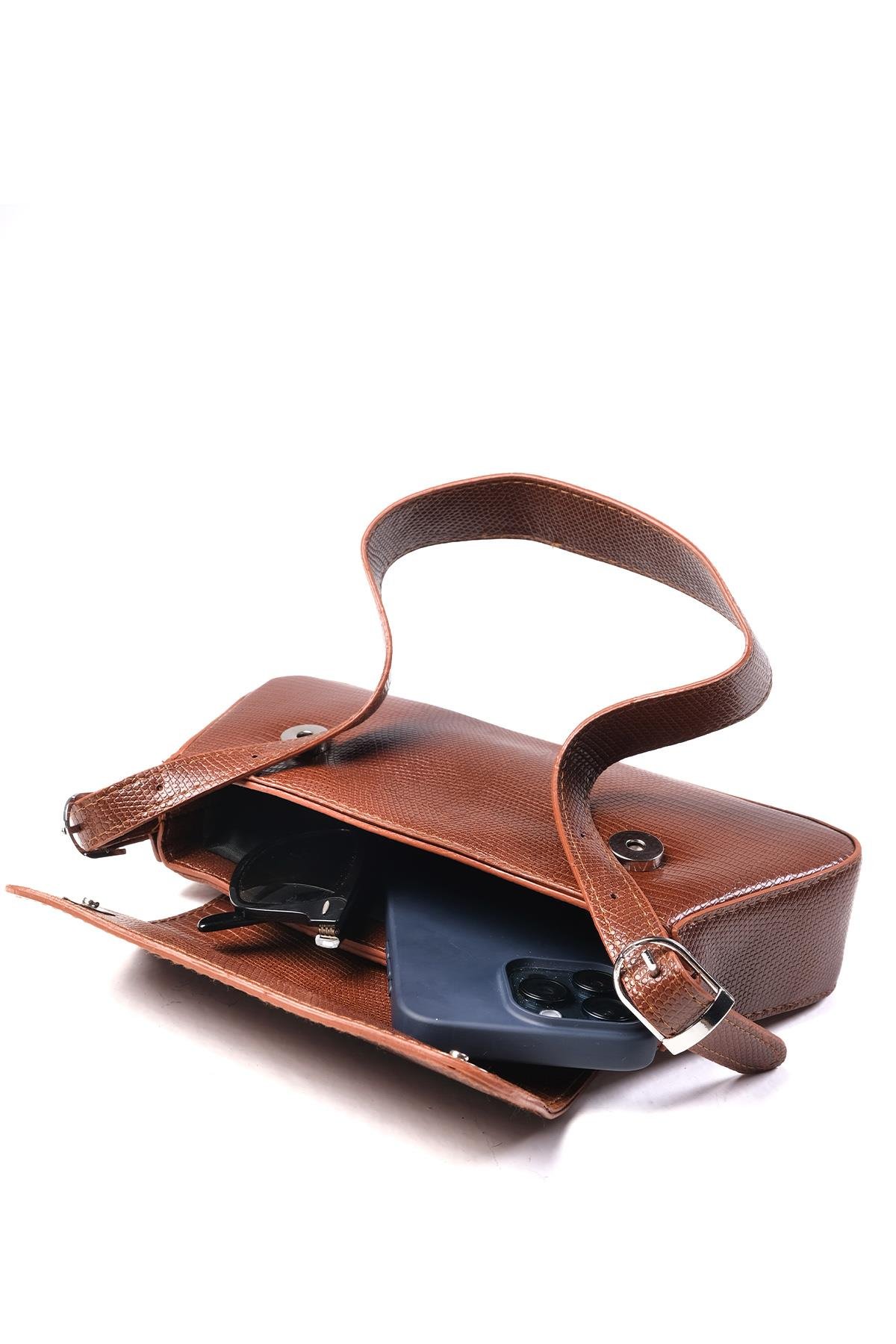 Taba Renk Küçük Boy El ve Omuz Çantası-ÇANTA-Mio Gusto-C0070TAV