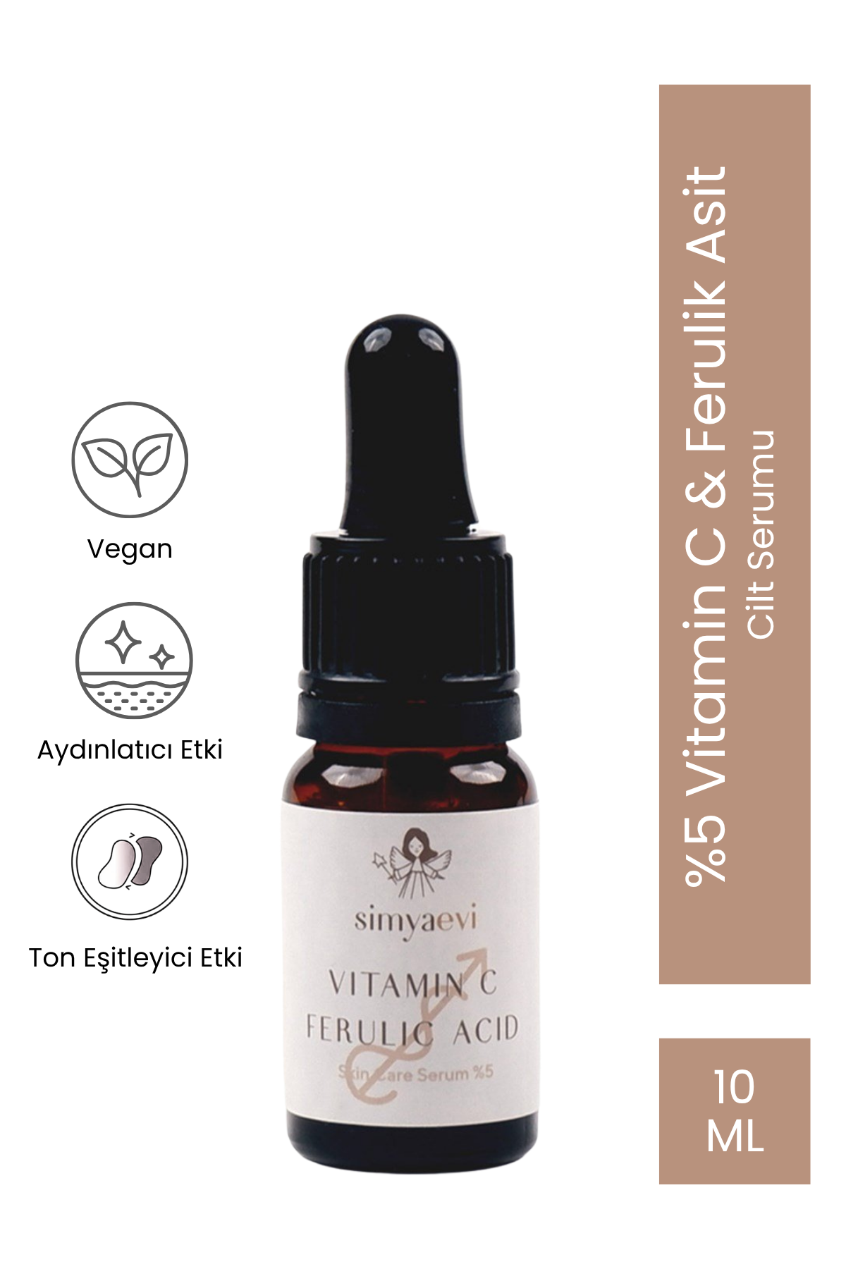Vitamin C Ferulic Acid Cilt Bakım Serumu (%5) - Simya Evi - Cilt Bakımı