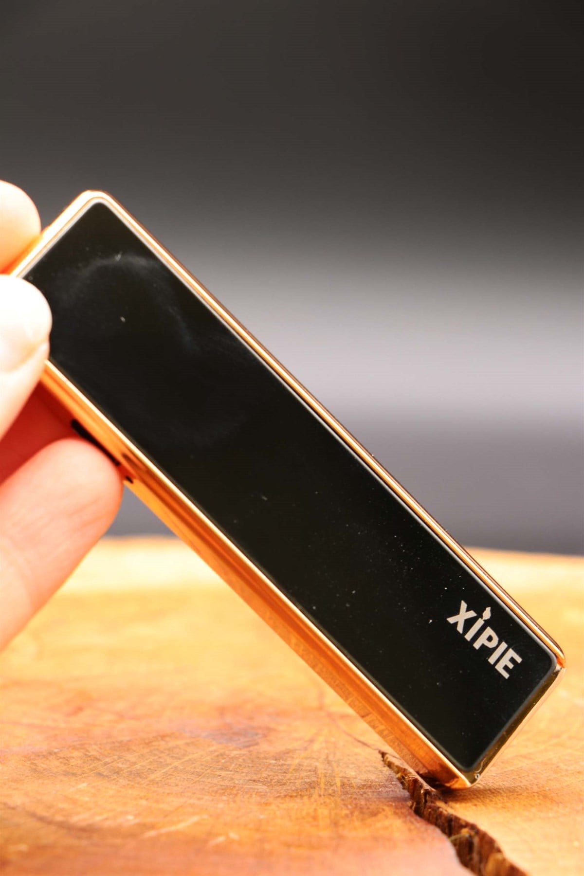 Gold-Gri Usb Şarjlı Çakmak