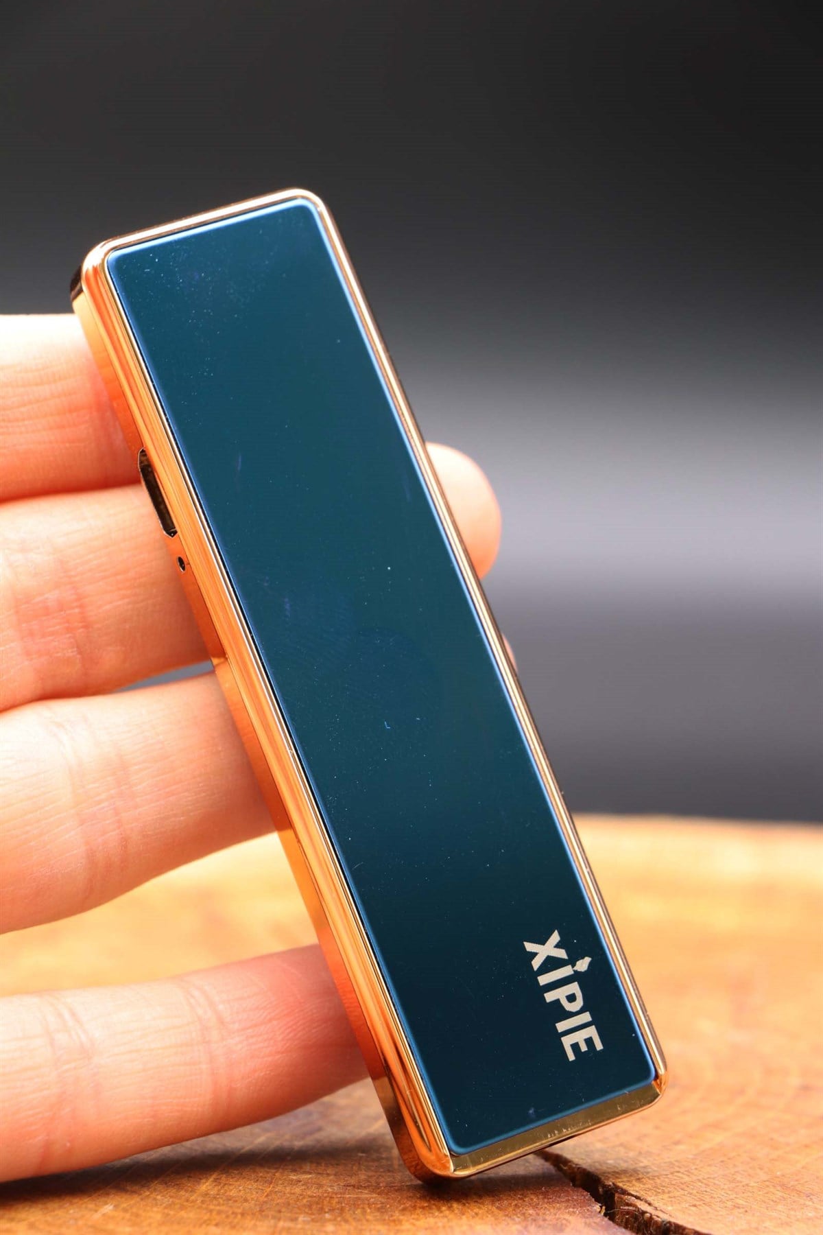 Gold-Lacivert Usb Şarjlı Çakmak