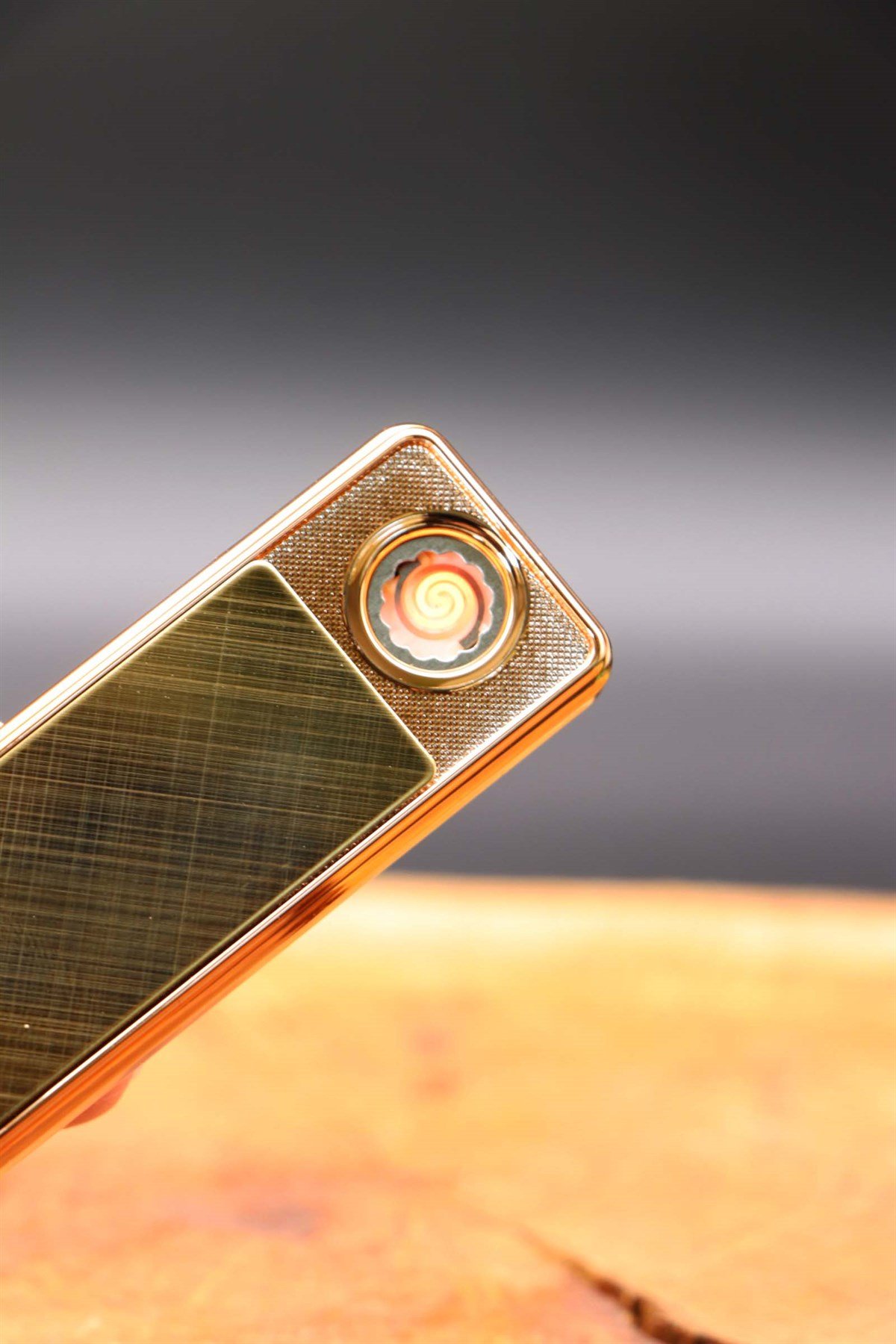 Gold Usb Şarjlı Çakmak