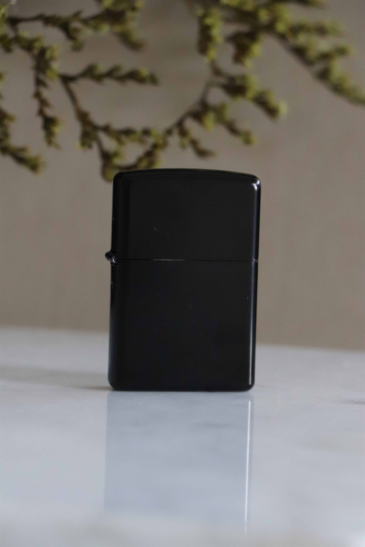 Kişiselleştirilebilir Siyah Zippo Çakmak