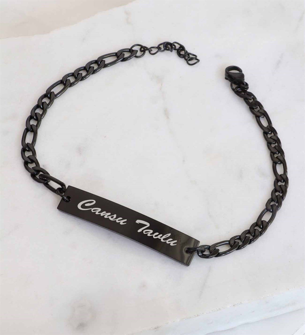 Kişiselleştirilebilir Unisex Çelik Bileklik