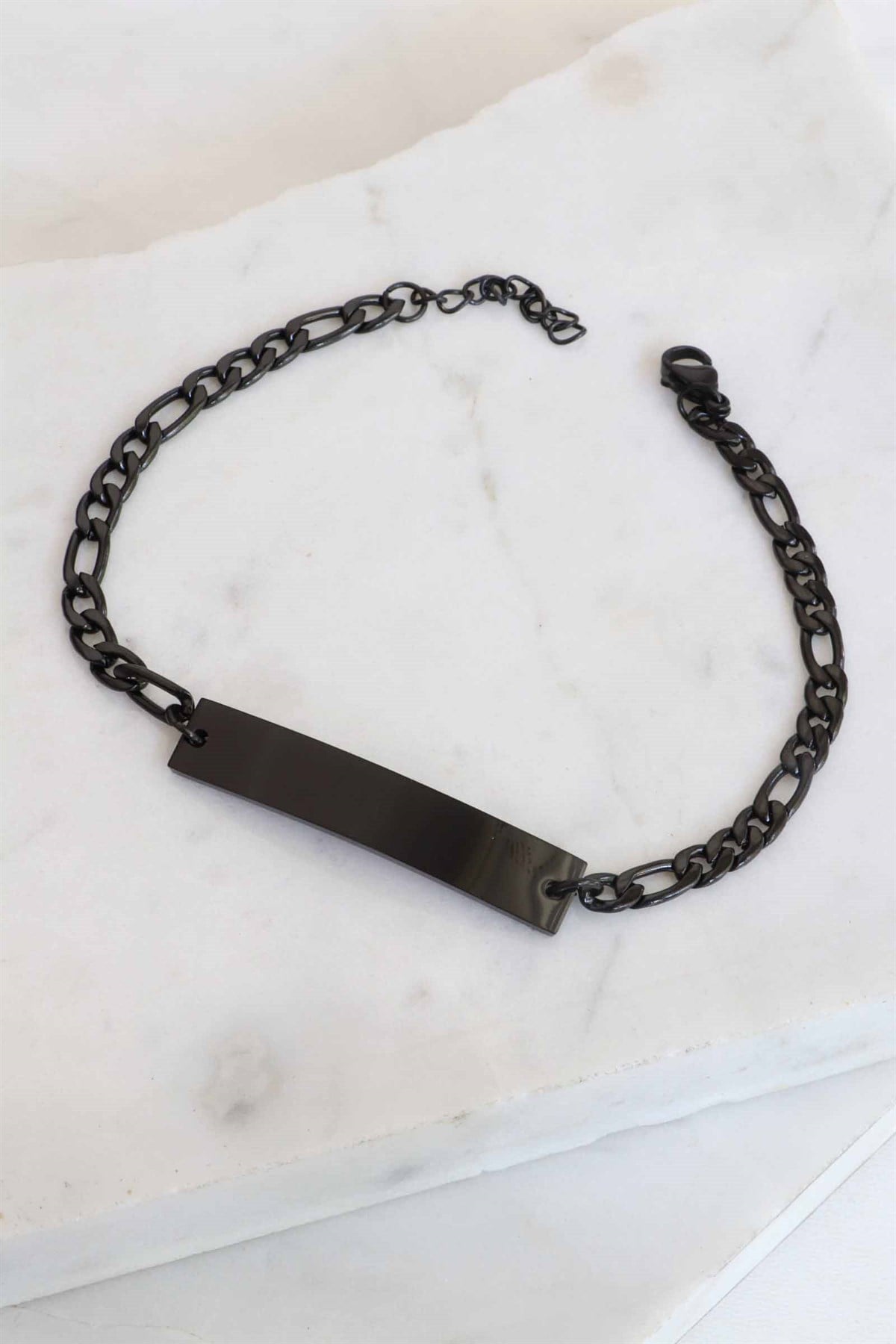 Kişiselleştirilebilir Unisex Çelik Bileklik
