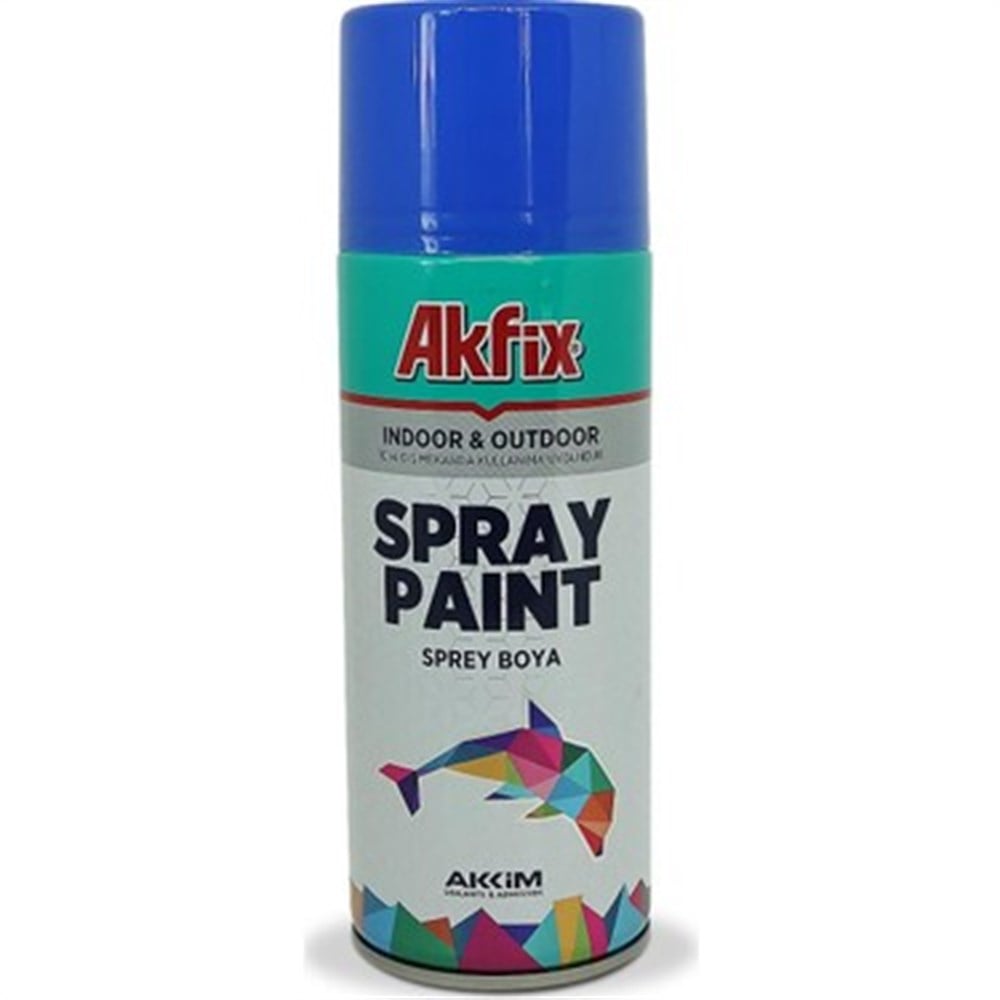 AKFİX SPREY PARLAK MAVİ 400 ML