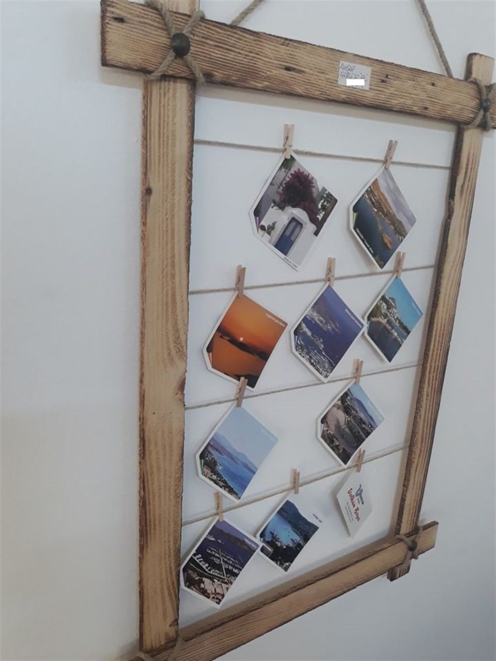 AHŞAP ÇERÇEVE İPLİ 70CM / 50CM