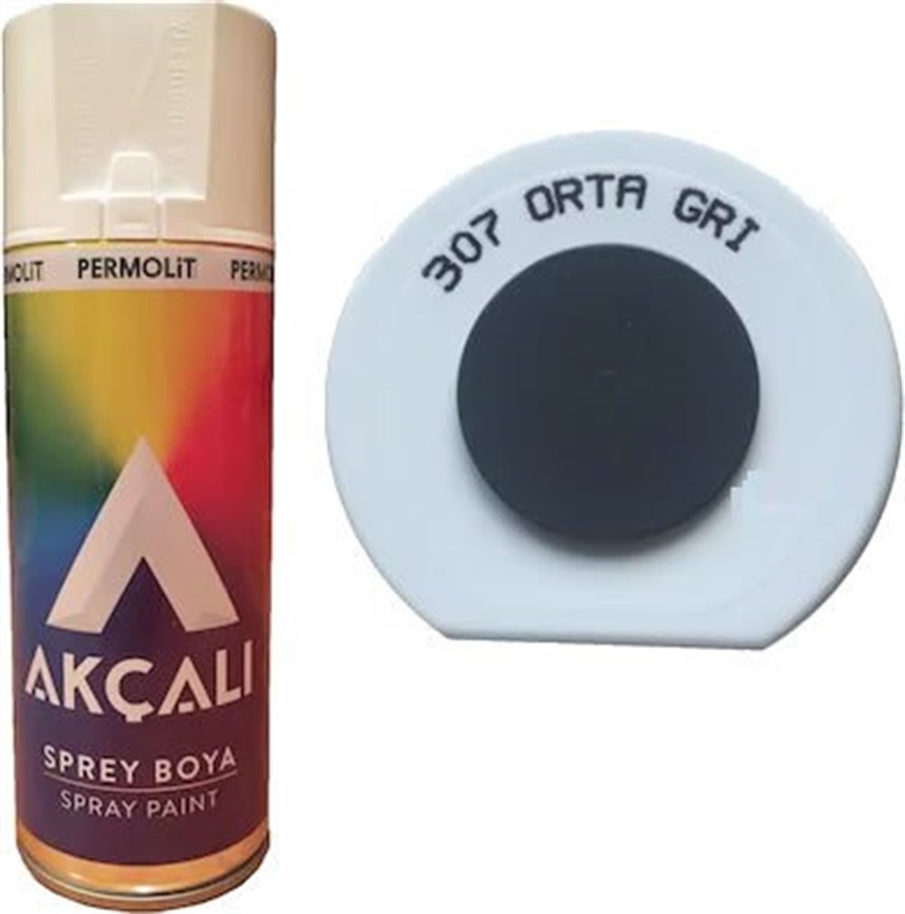 AKÇALI SPREY 307 ORTA GRİ 400 ML