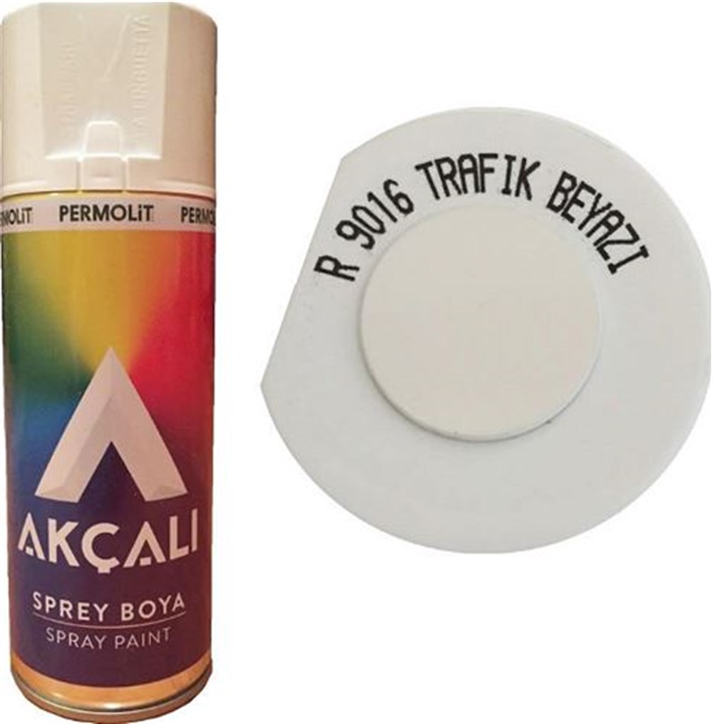 AKÇALI SPREY RAL 9016 TRAFİK BEYAZI 400 ML