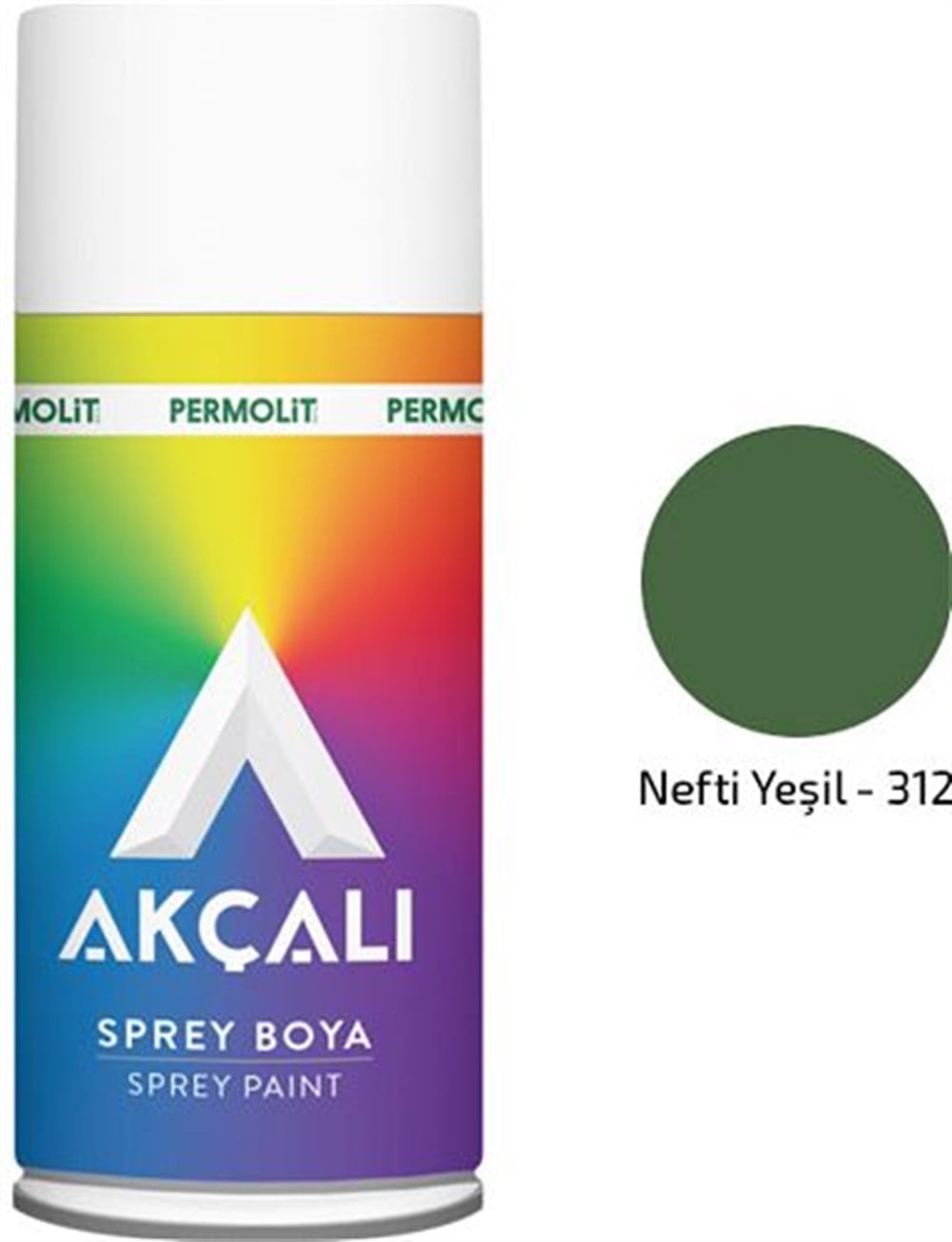 AKÇALI SPREY 312 NEFTİ YEŞİL 400 ML
