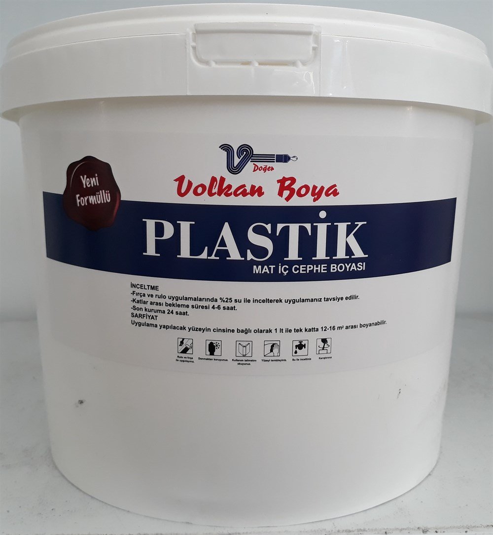 VOLKAN PLASTİK MAT İÇ CEPHE BOYASI 20 KG