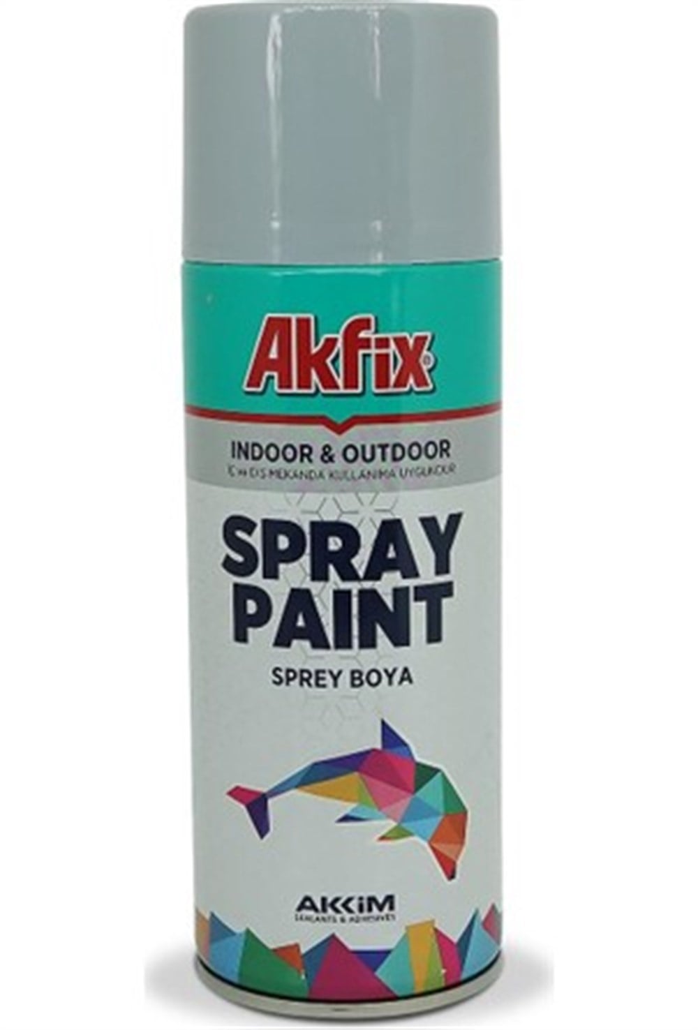 AKFİX PARLAK SPREY GRİ RAL 9002 400 ML