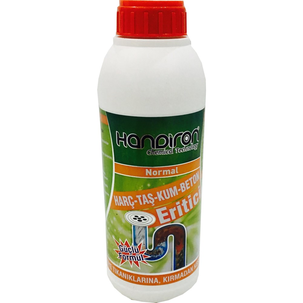 Handiron Taş Harç Kum Beton Eritici Banyo Tuvalet Lavabo Açıcı Sıvı Gider Açar 2 kg