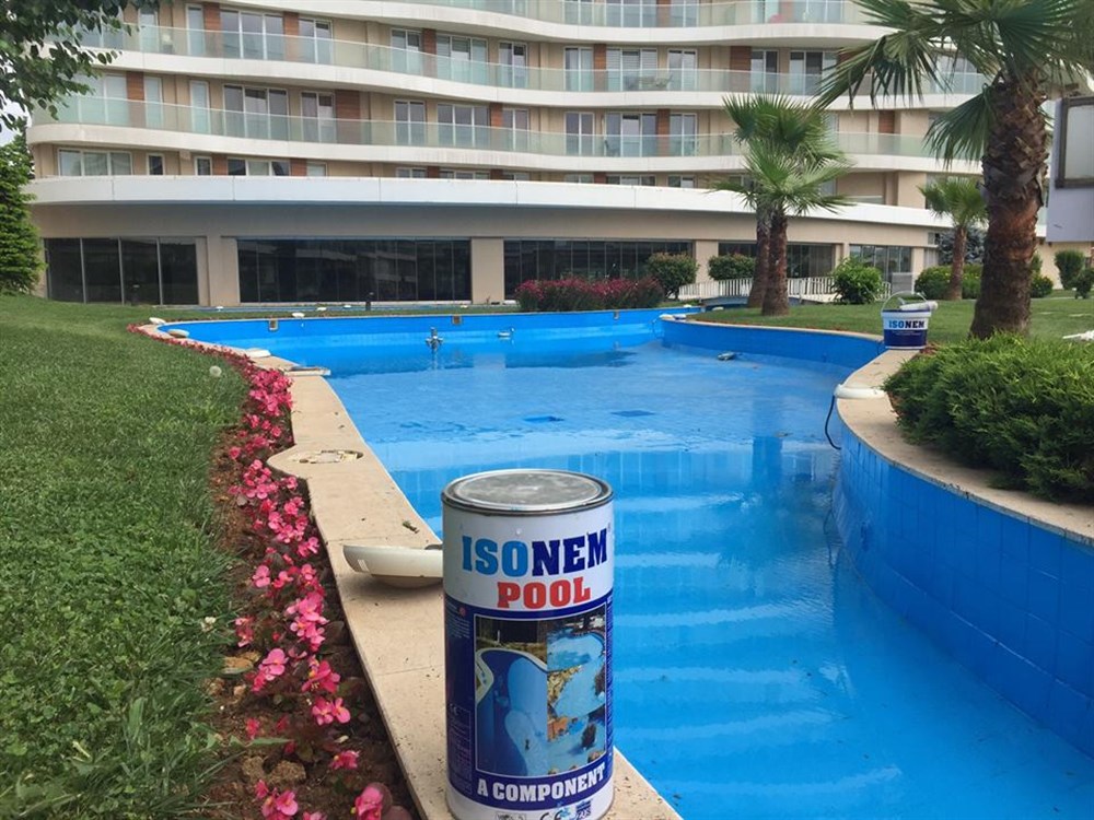 ISONEM POOL Poliüretan Esaslı, 2 Bileşenli Havuz Boyası4,5 KG SET