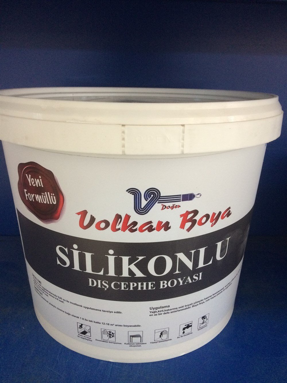 VOLKAN SİLİKONLU DIŞ CEPHE BOYASI 20 KG