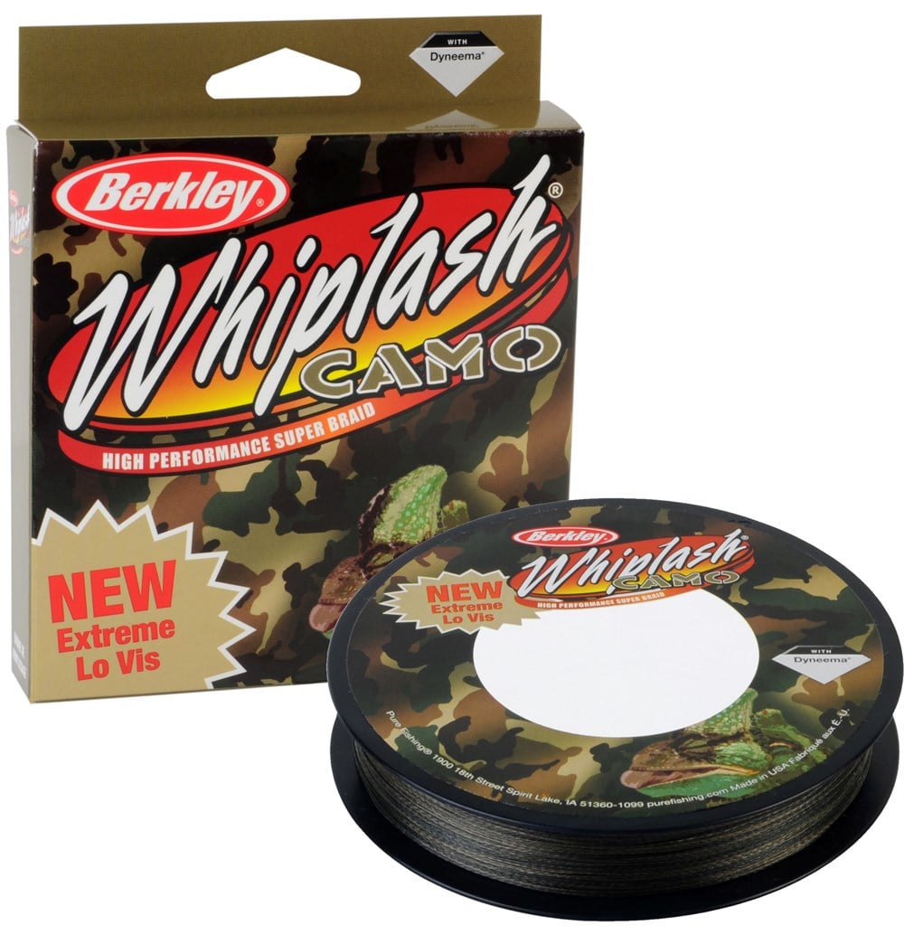 BERKLEY WHİPLASH CAMO 0,15MM 274MT ÖRGÜ MİSİNA 0,15 MM 270 MT