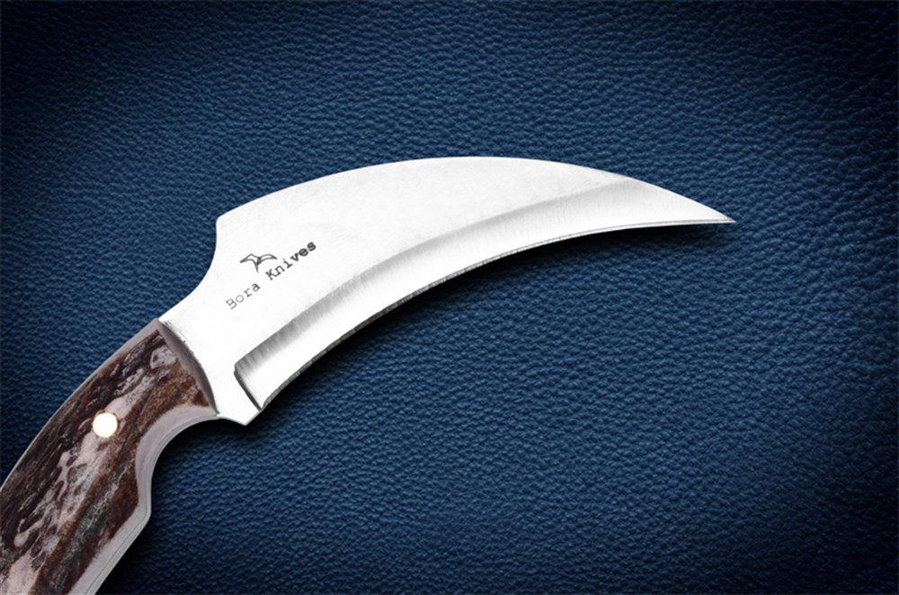 BORA M-320 B KARAMBİT BOYNUZ SAP BIÇAK