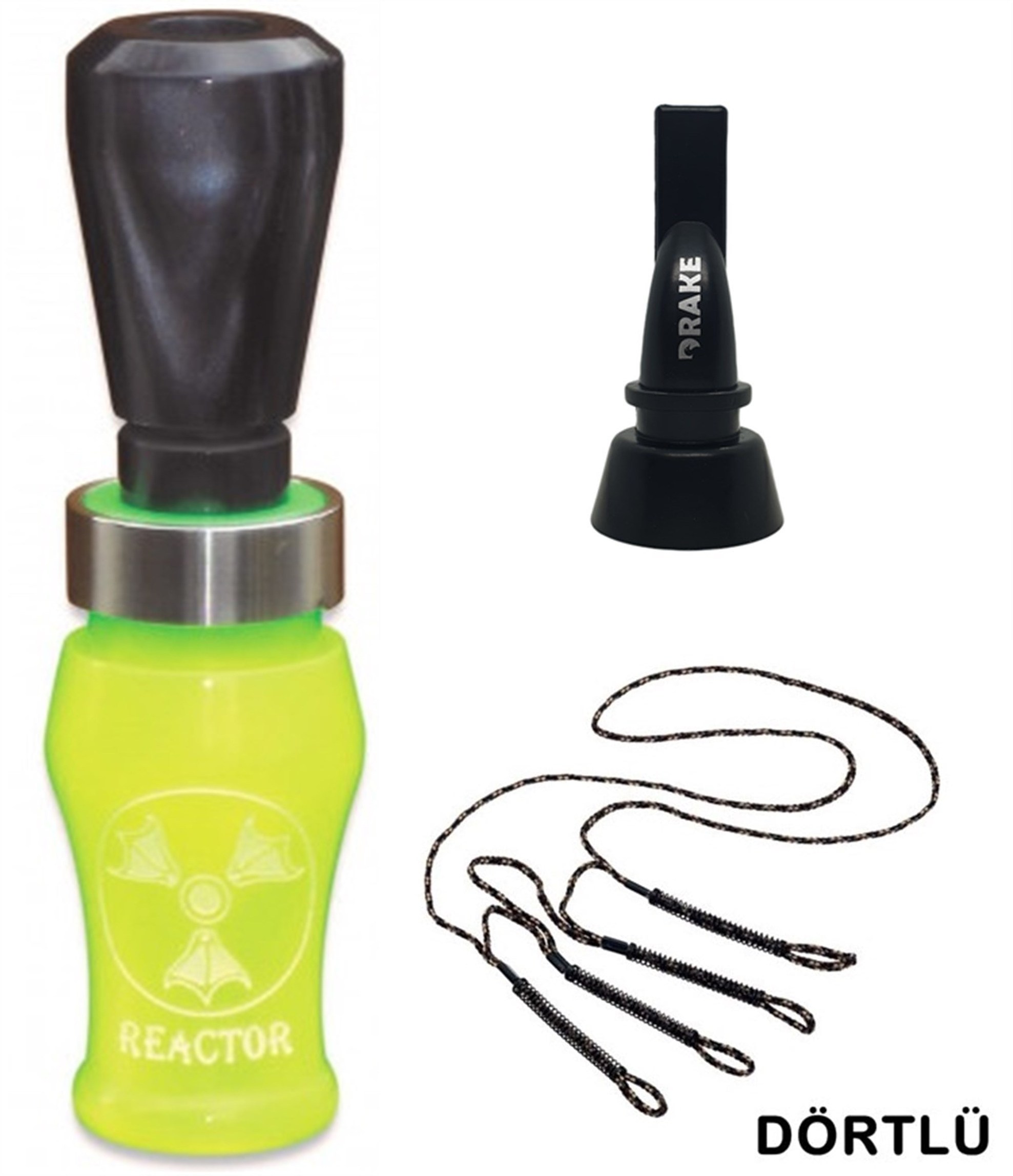 Buck Gardner Reactor Yaylı Askılı Düdük Seti 1#Green P. Dogadayim.com