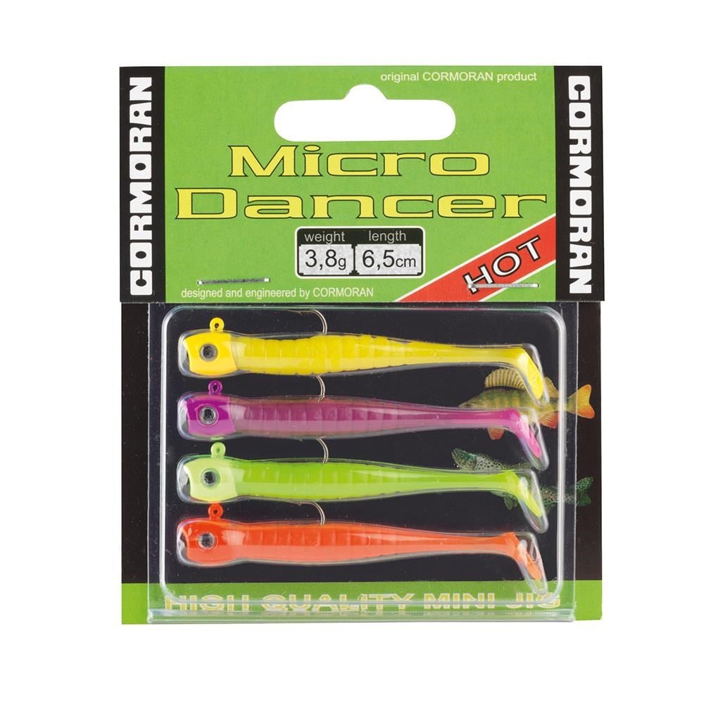 CORMORAN MİCRO DANCER 6,5 CM MİX SET 2 SİLİKON YEM