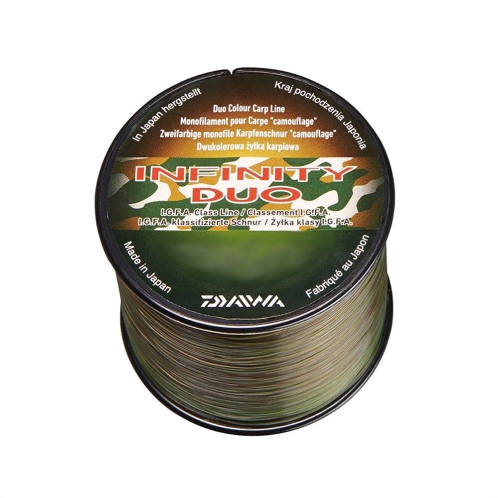 DAİWA İNFİNİTY DUO CAMO BOBİN MİSİNA 0,33 MM 1060 M / CAMO