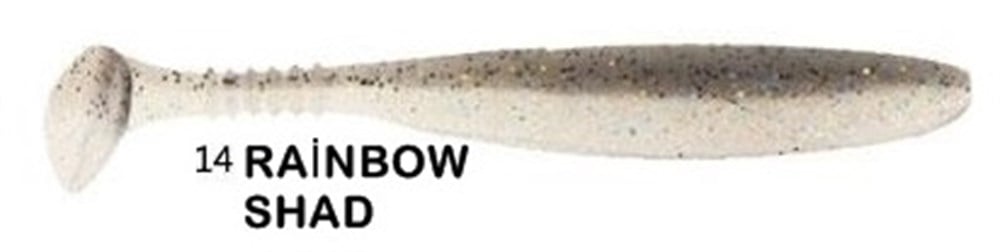 DAİWA L.S DUCK FİN TOURN. SİLİKON YEM # 14-RAİNBOW SHAD