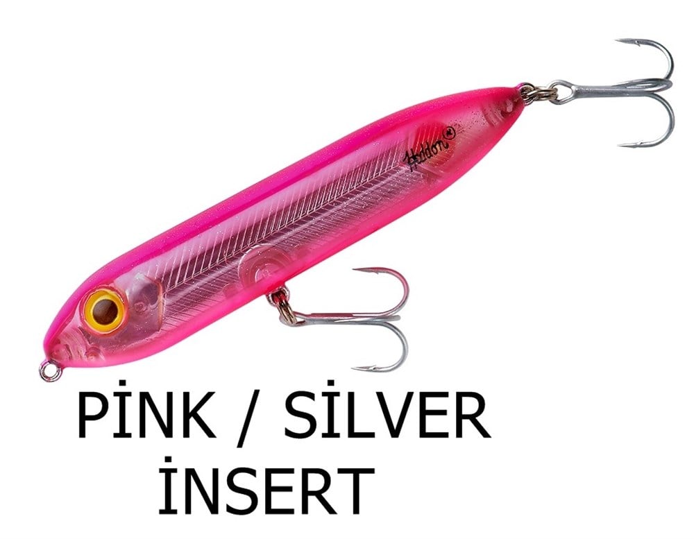 HEDDON SUPER SPOOK JR. SU ÜSTÜ SUNİ YEM PİNK / SİLVER İNSERT