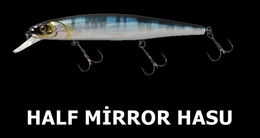 JACKALL MAG SQUAD 128 F MAKET BALIK # HALF MİRROR HASU