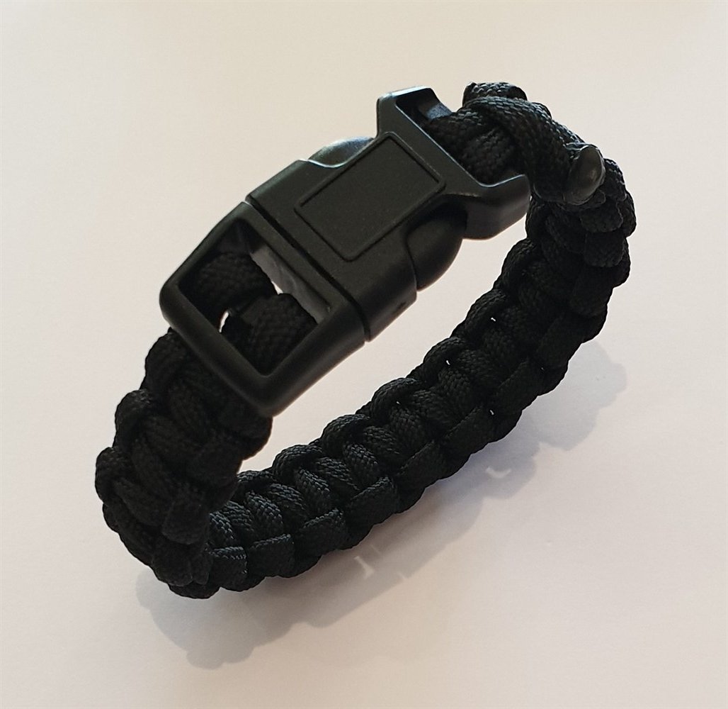 MUSON PARACORD BİLEKLİK #SİYAH