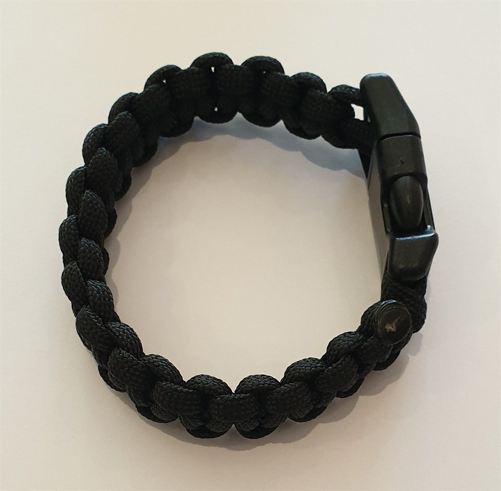 MUSON PARACORD BİLEKLİK #SİYAH