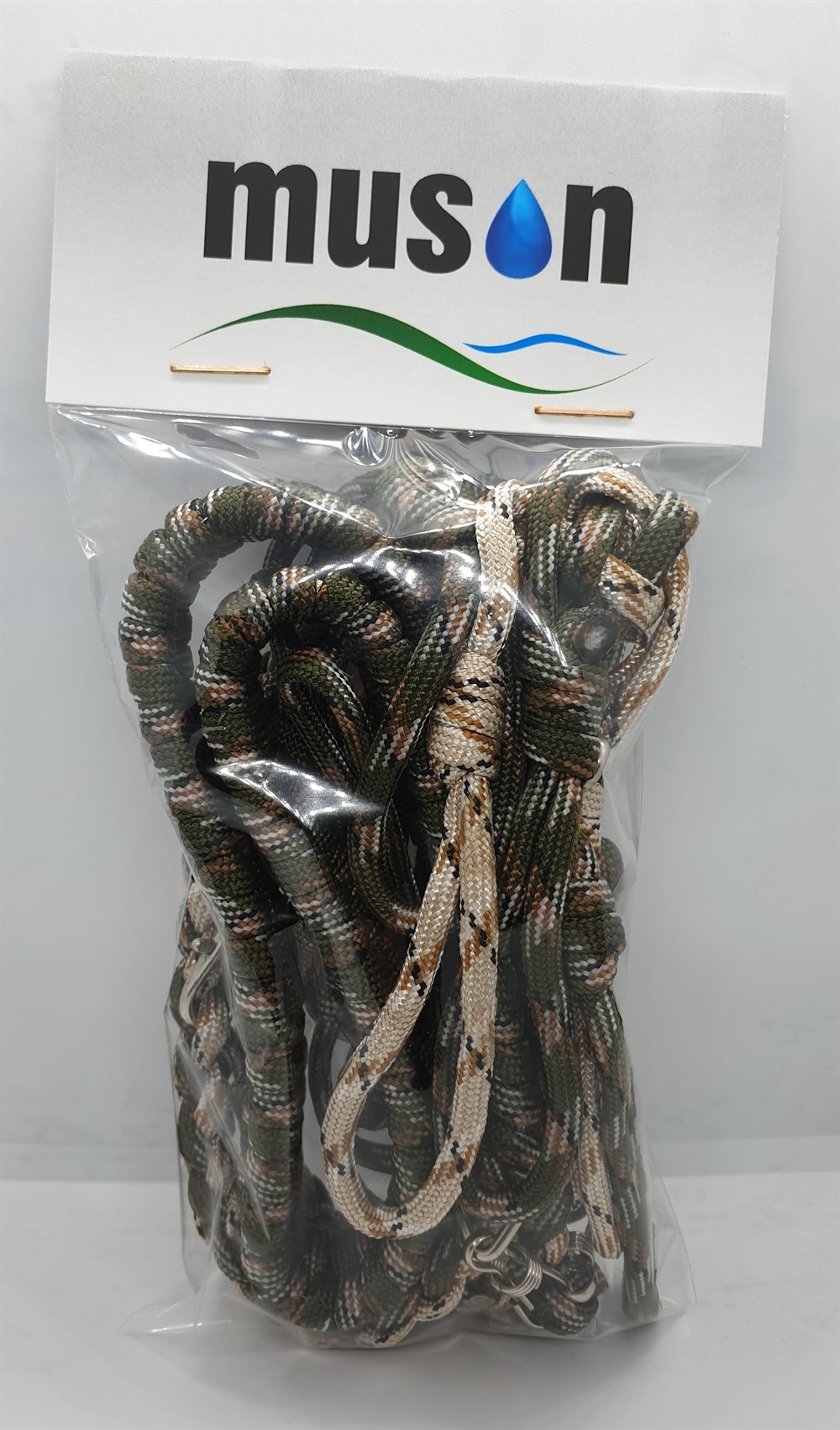MUSON PARACORD EL ÖRGÜSÜ DÜDÜK ASKISI #CAMO GREEN - ÇÖL