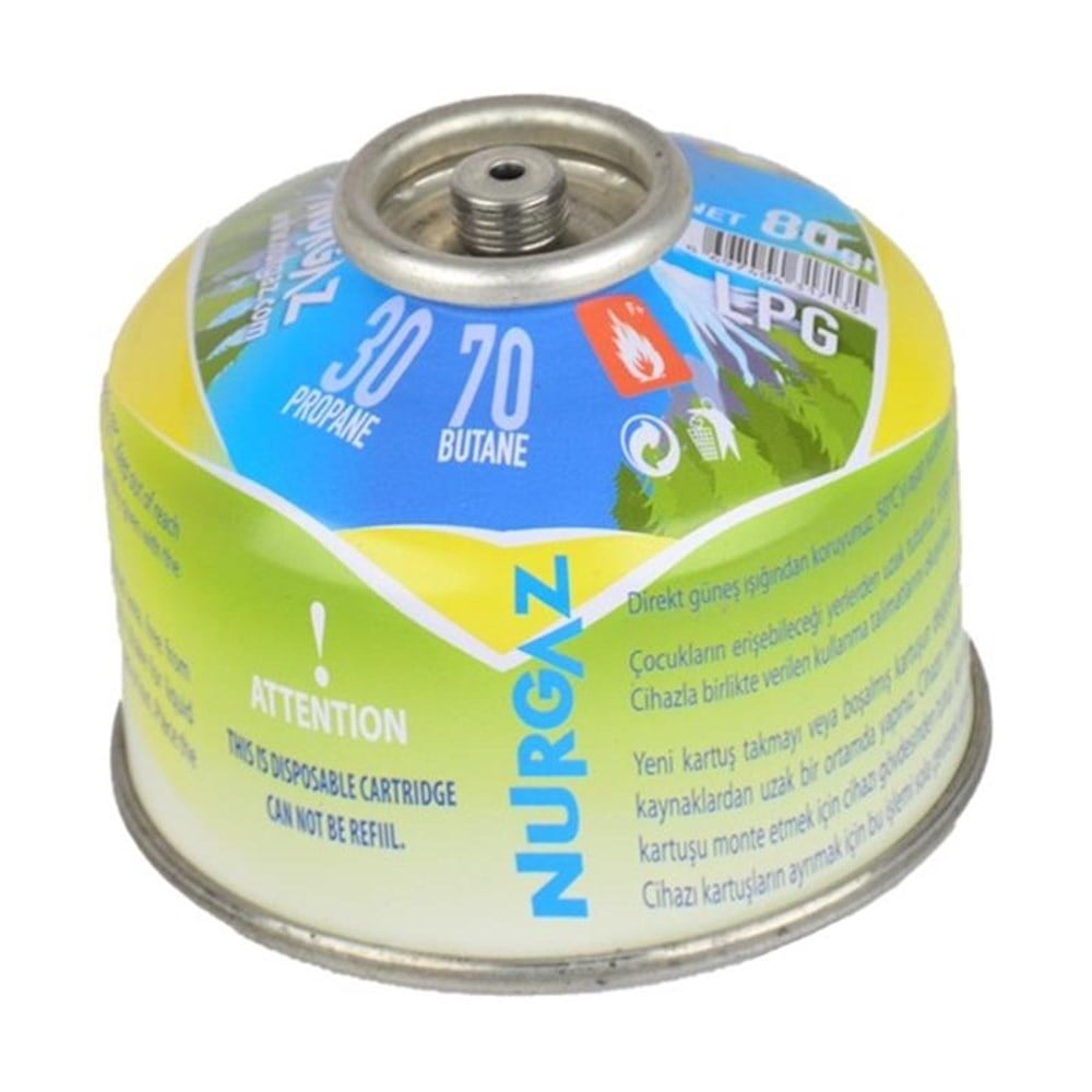 NURGAZ NG-203V 80 GR VİDALI YEDEK KARTUŞ TÜP