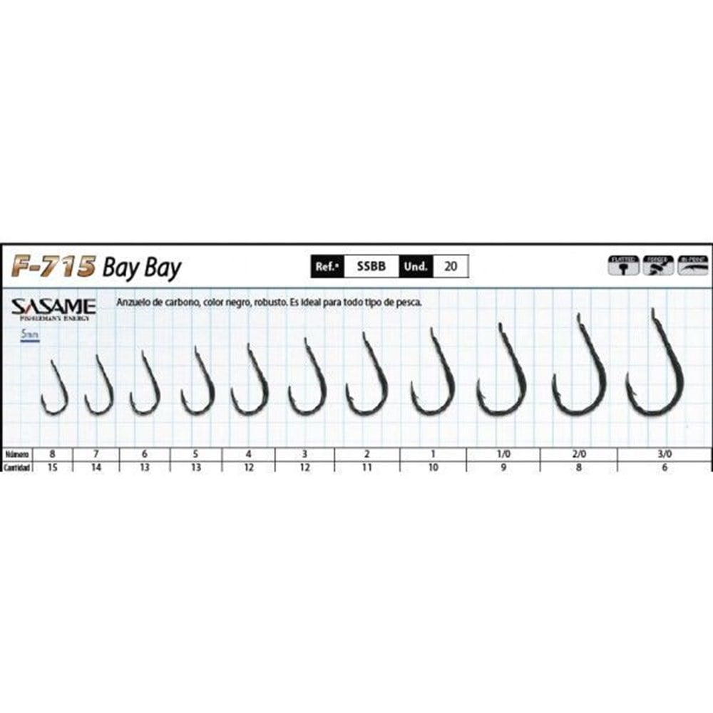 SASAME F-715 BAYBAY OLTA İĞNESİ  NO:3