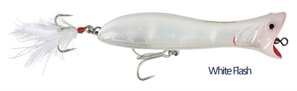SAVAGE GEAR PANİC POPPER 135 SUNİ YEM # 03-WHİTE FLASH