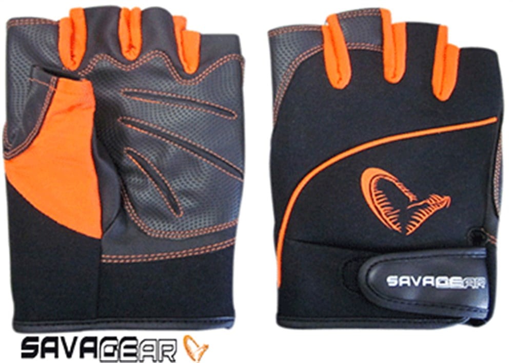 SAVAGE GEAR PROTEC KESİK PARMAK SPİN ELDİVENİ # LARGE