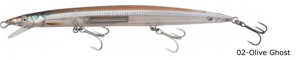 SAVAGE GEAR SANDEEL JERK MİNNOW 175SS SUNİ YEM # 02-OLİVE GHOST