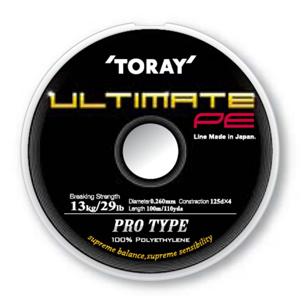 TORAY ULTİMATE PE ÖRGÜ MİSİNA 0,128 MM 100 M / YEŞİL