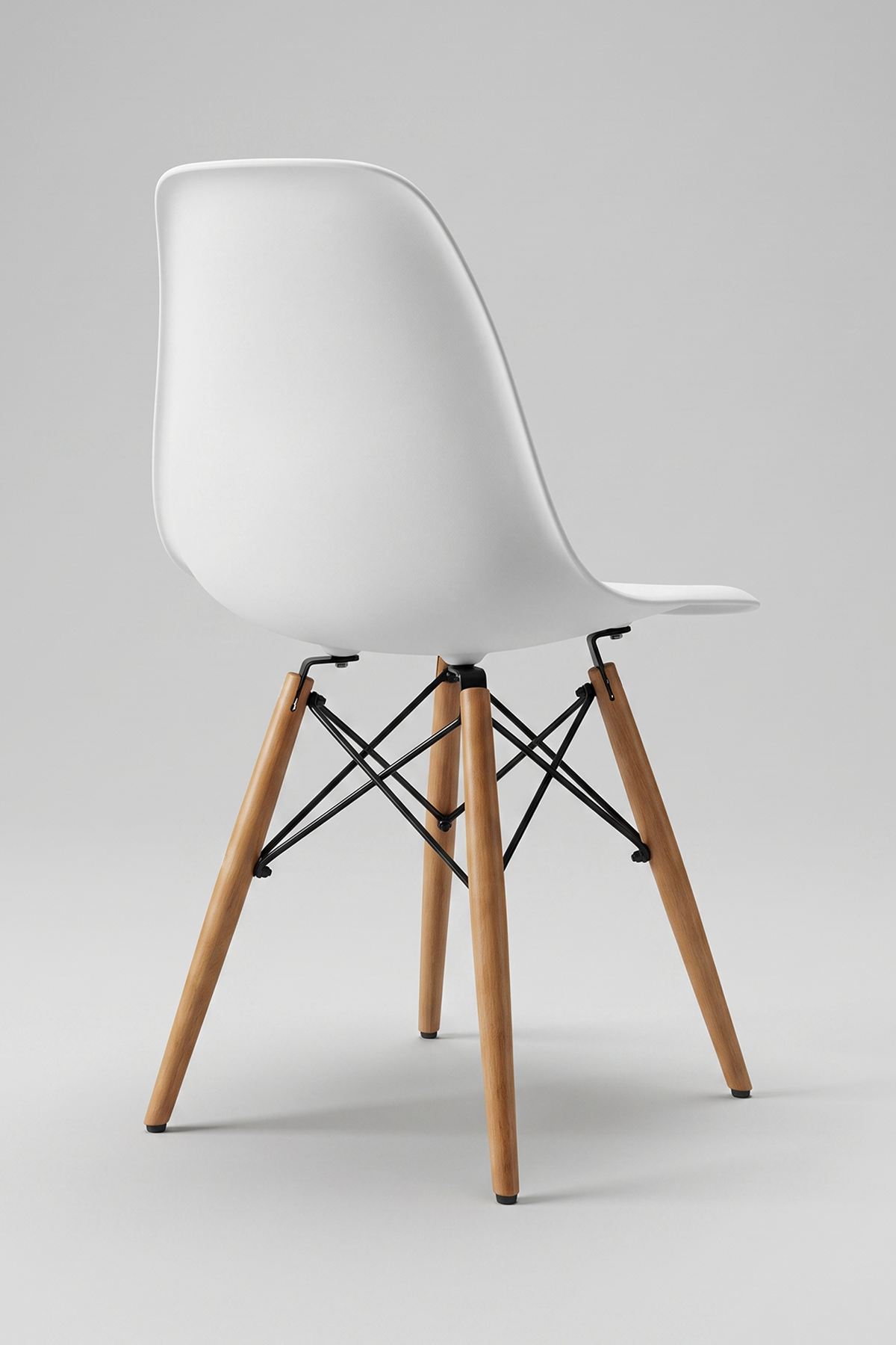 Eames Sandalye | Seduna Sandalye Modelleri | Mutfak SandalyeleriSeduna Beyaz Eames Sandalye | Natural Ahşap Ayaklı | 2 Adet