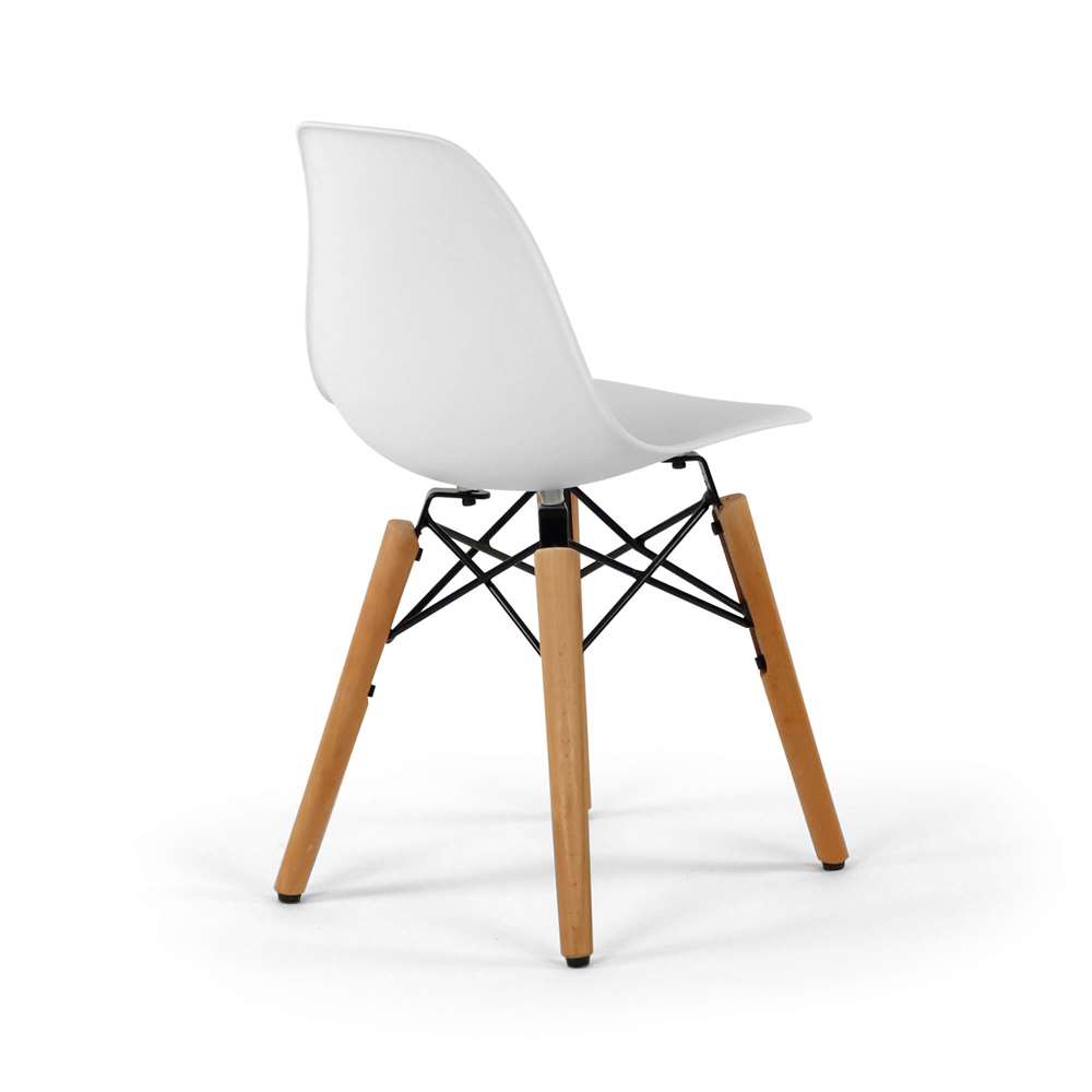 Seduna Eames Child Sandalye 2 Adet | Natural Ahşap Ayaklı