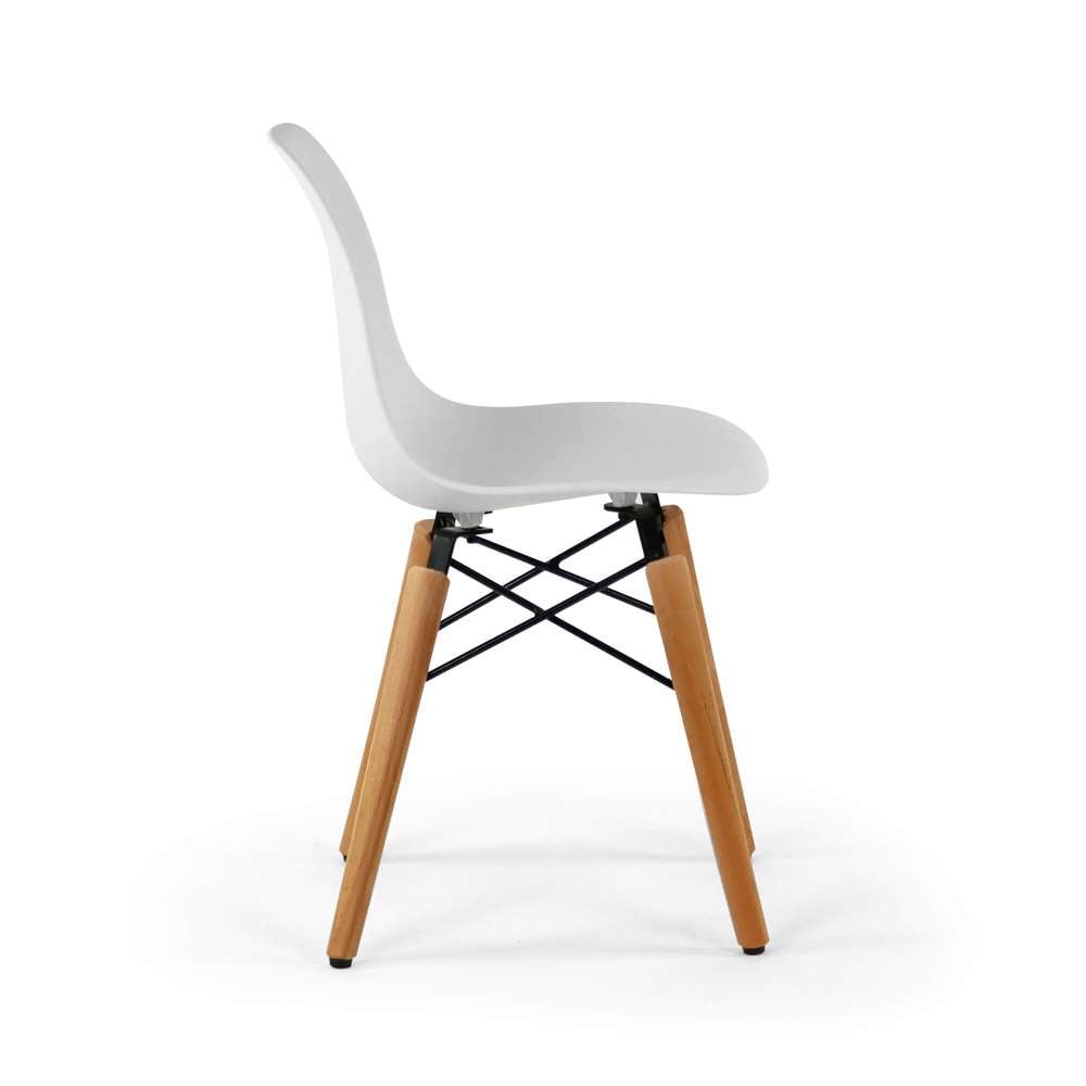 Seduna Eames Child Sandalye 2 Adet | Natural Ahşap Ayaklı