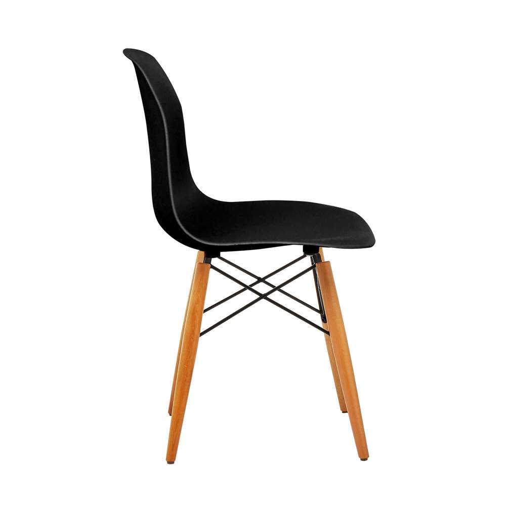 Seduna Eames Sandalye | Natural Ahşap Ayaklı